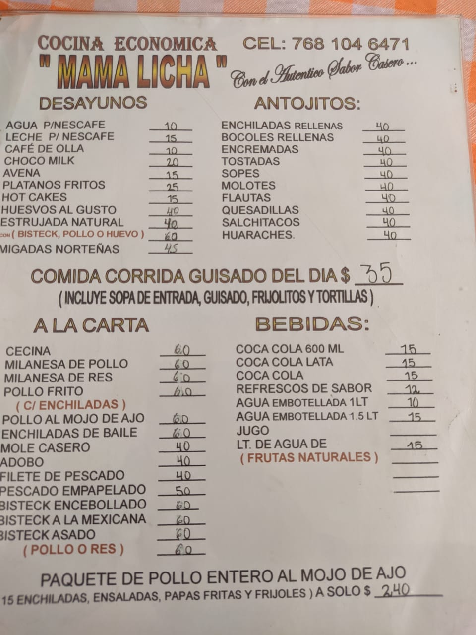 Cocina económica "Mamá Licha" image 3