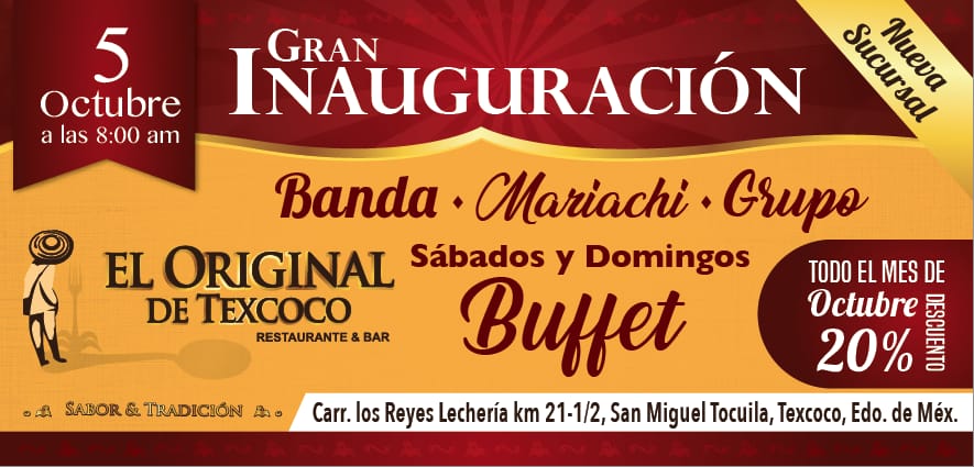 RESTAURANTE&BAR "El Original de Texcoco 2-TOCUILA" image 3