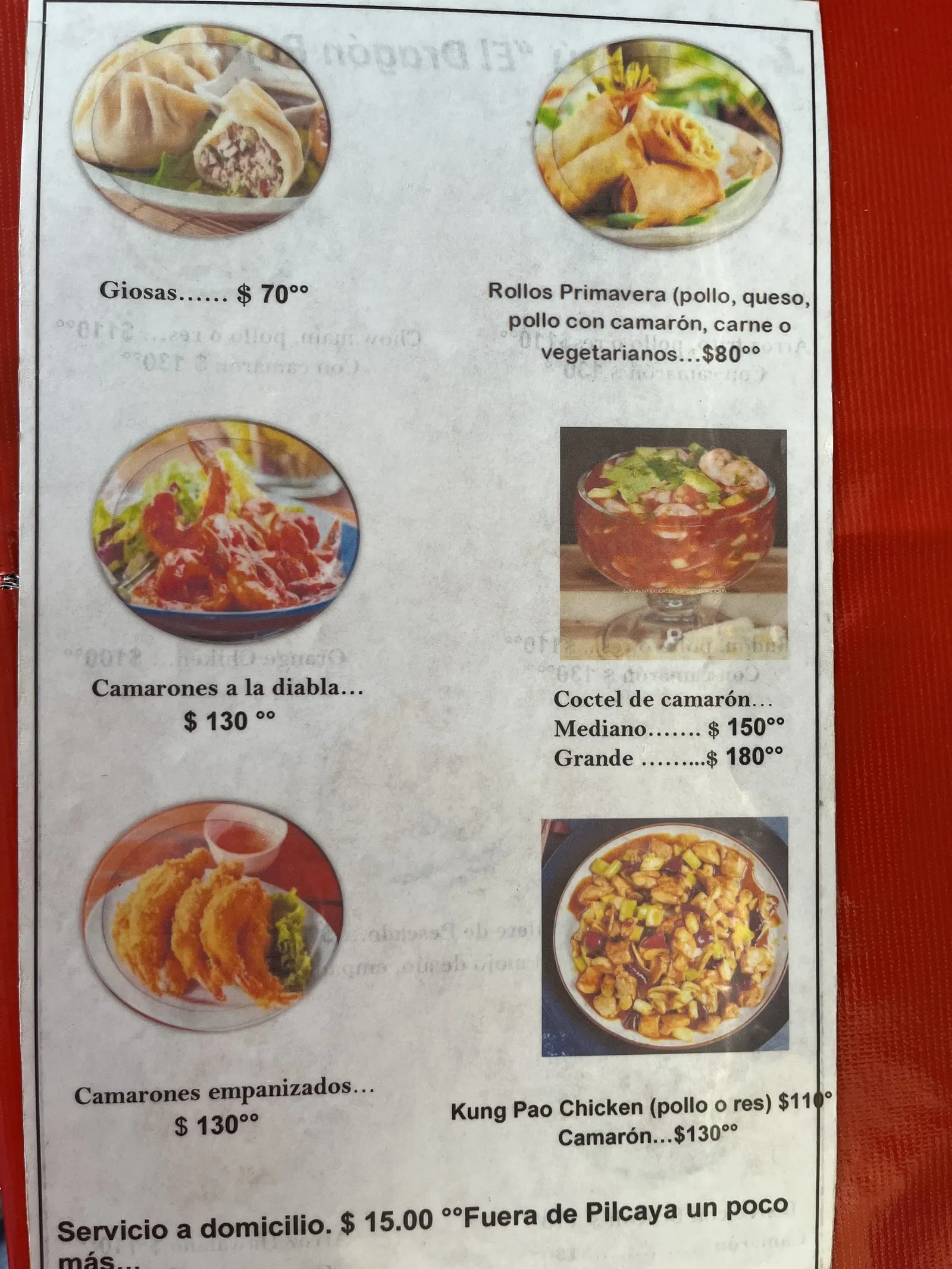 COMIDA ORIENTAL DRAGON ROJO image 8