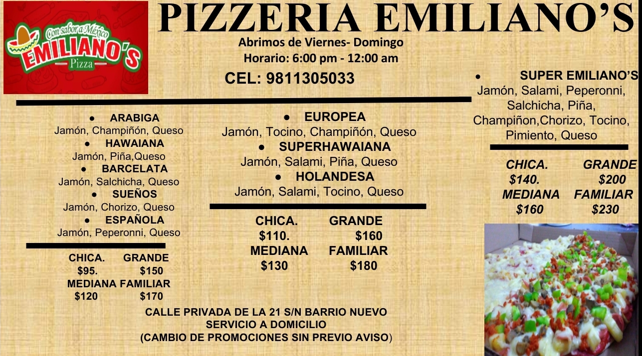 PIZZERÍA EMILIANO'S image 2