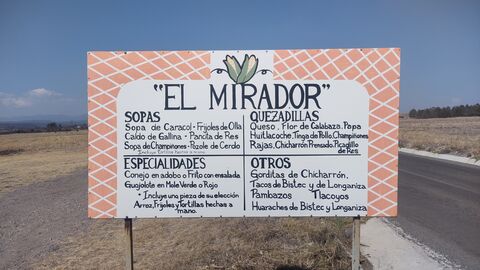 El MIRADOR . antojitos y algo mas image 3