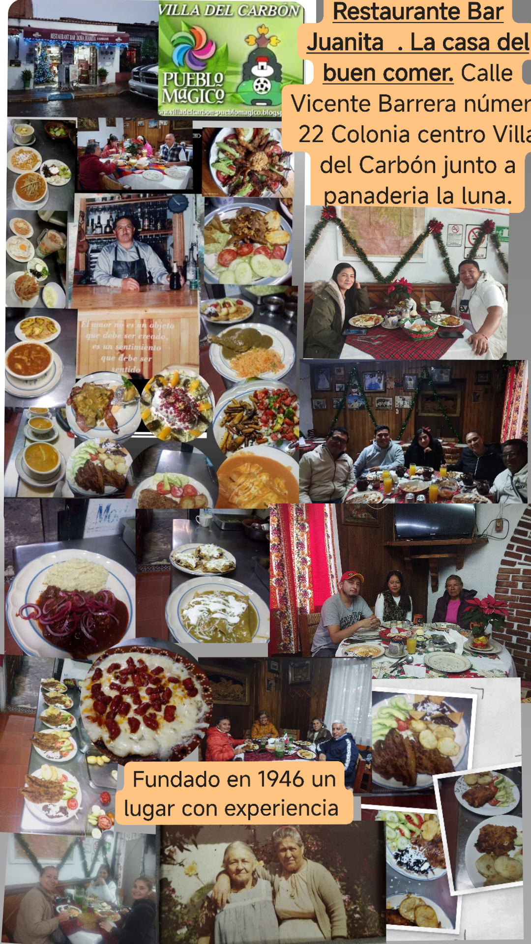 Restaurante Bar Juanita la casa del buen comer fundado en 1946. Experiencia que nos respalda. image 5