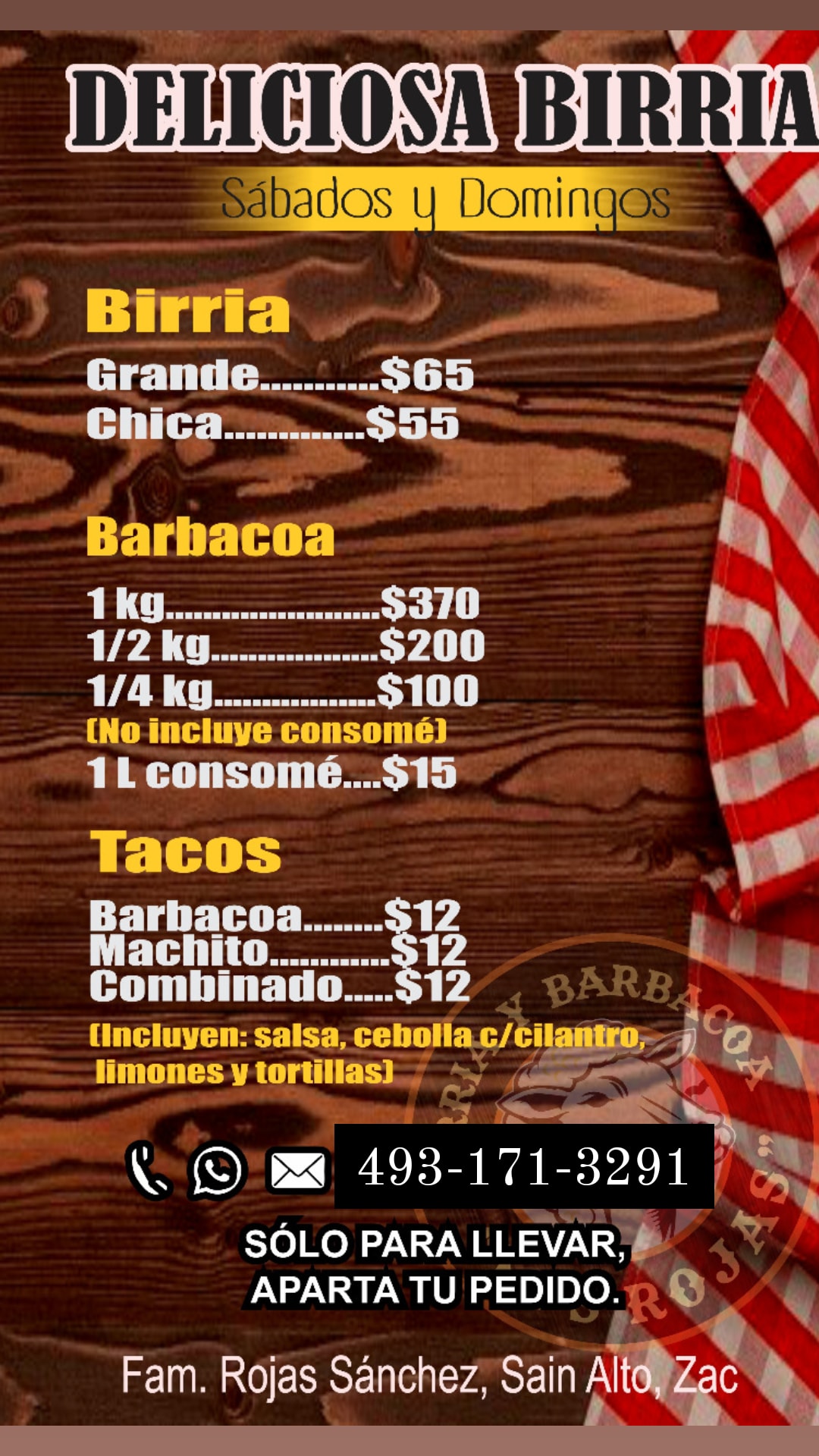 Birria y barbacoa "Los Rojas" image 4