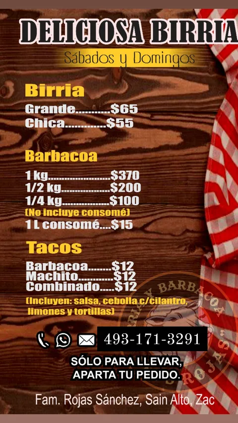 Birria y barbacoa "Los Rojas" image 4