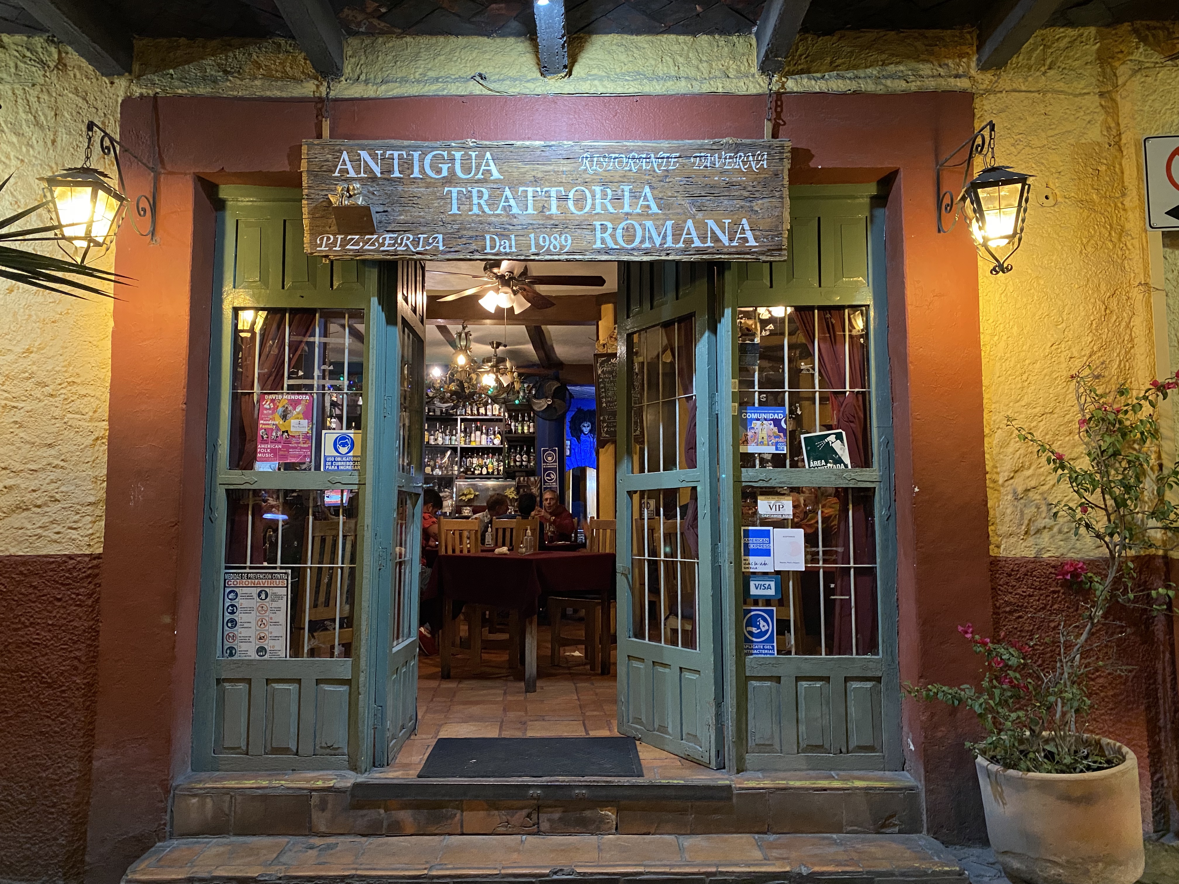 Antigua Trattoria Romana. Alberto is our waiter. image 1