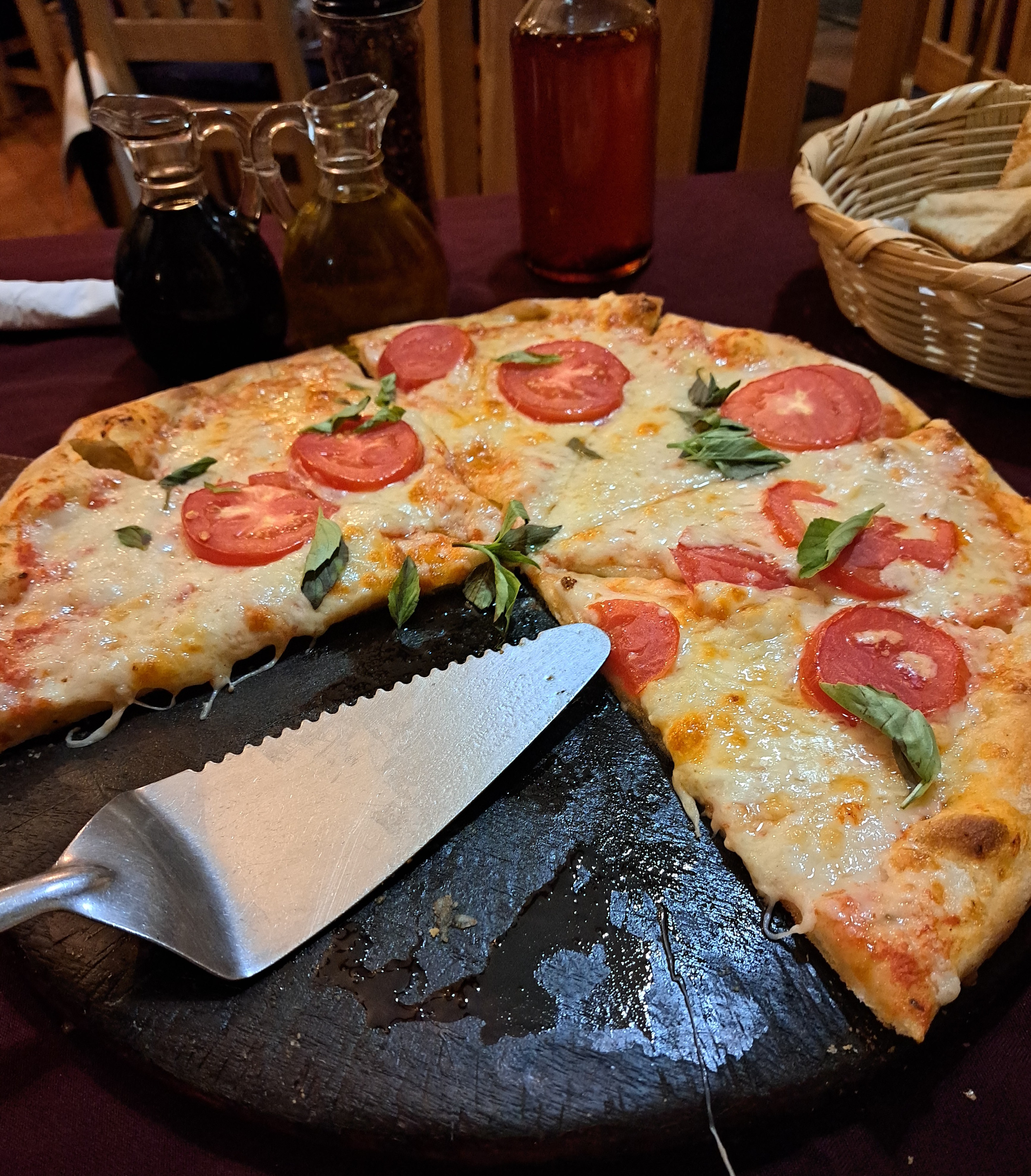 Antigua Trattoria Romana. Alberto is our waiter. image 2