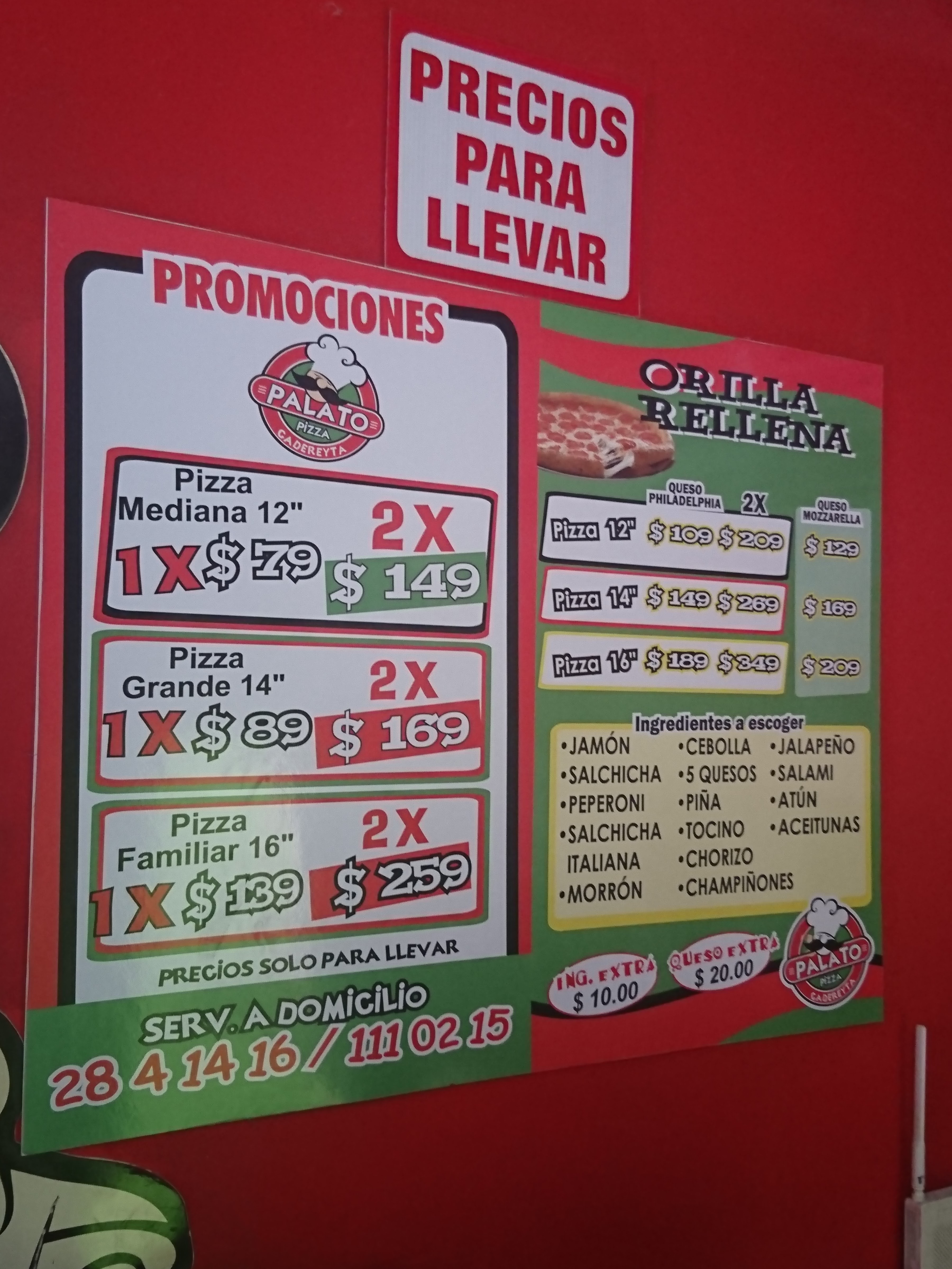 PALATO PIZZAS image 2