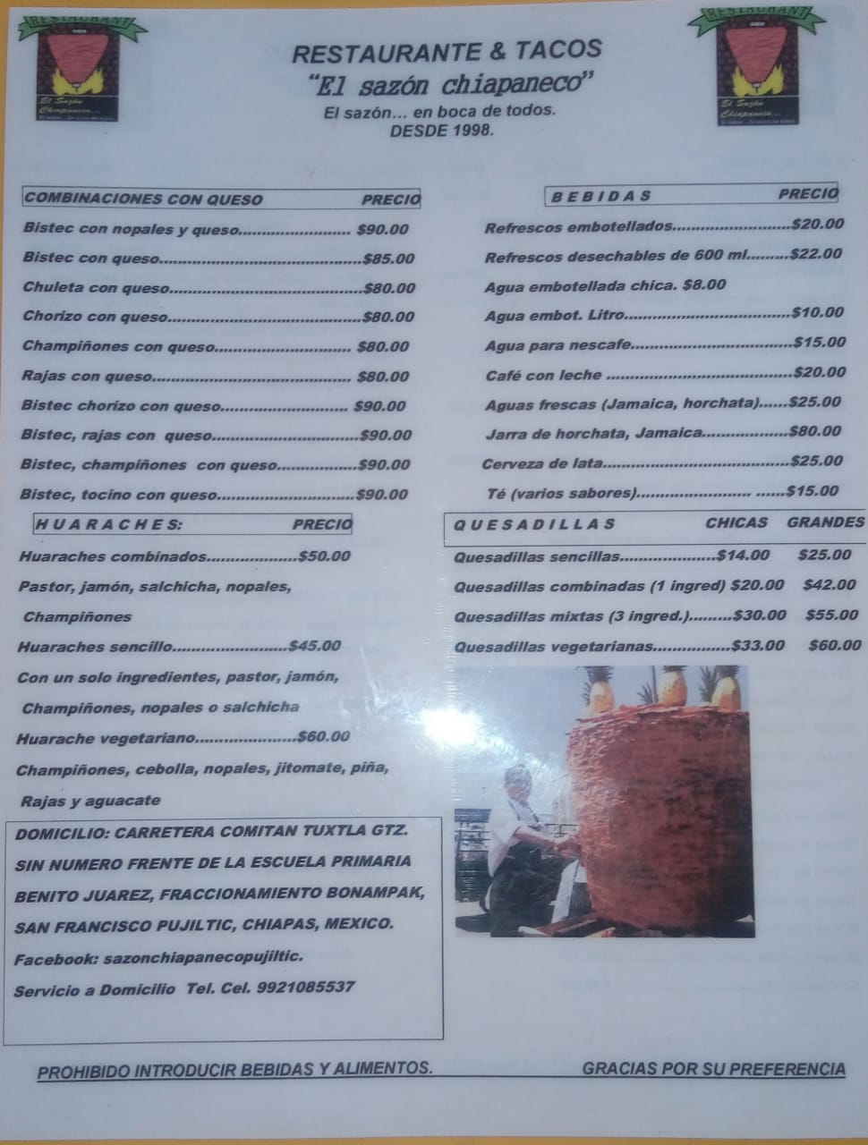 Restaurante y Tacos " EL SAZON CHIAPANECO" image 8