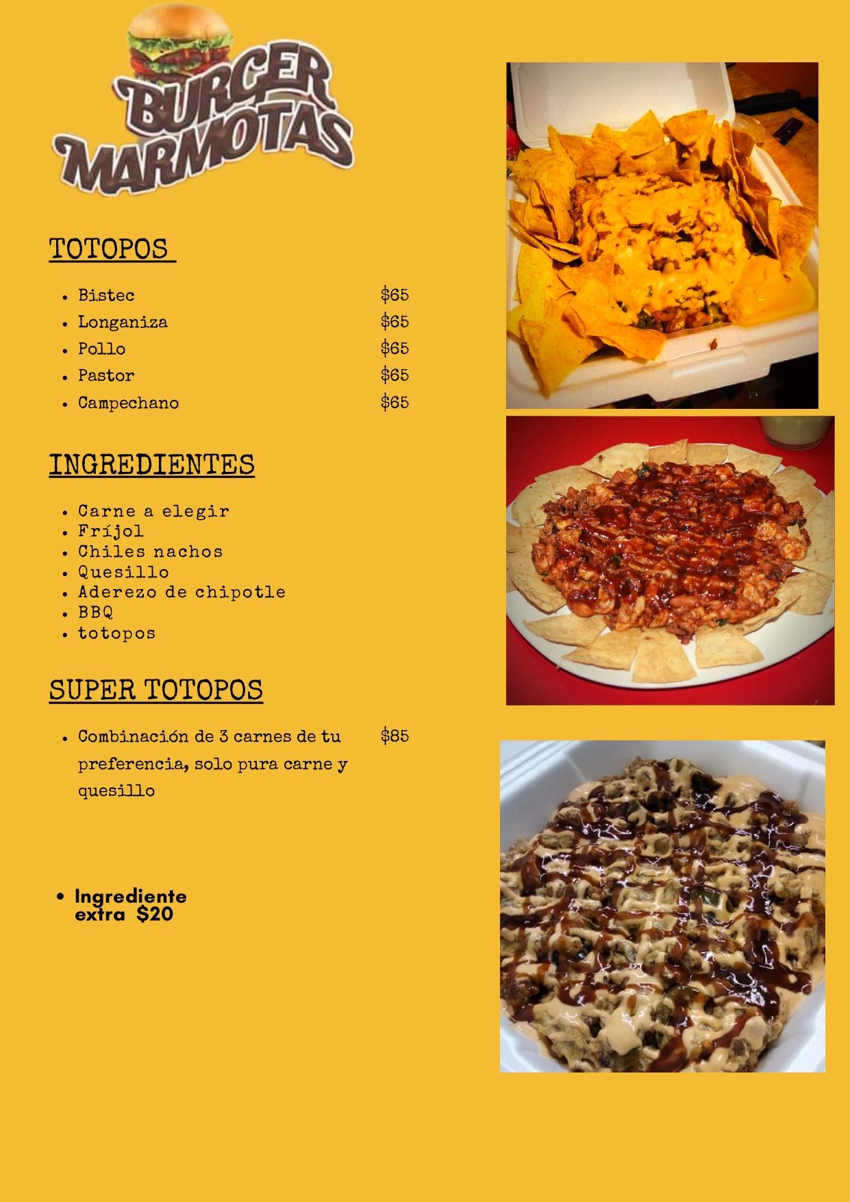 Burger Marmotas Suc Almoloya, Hgo. image 7