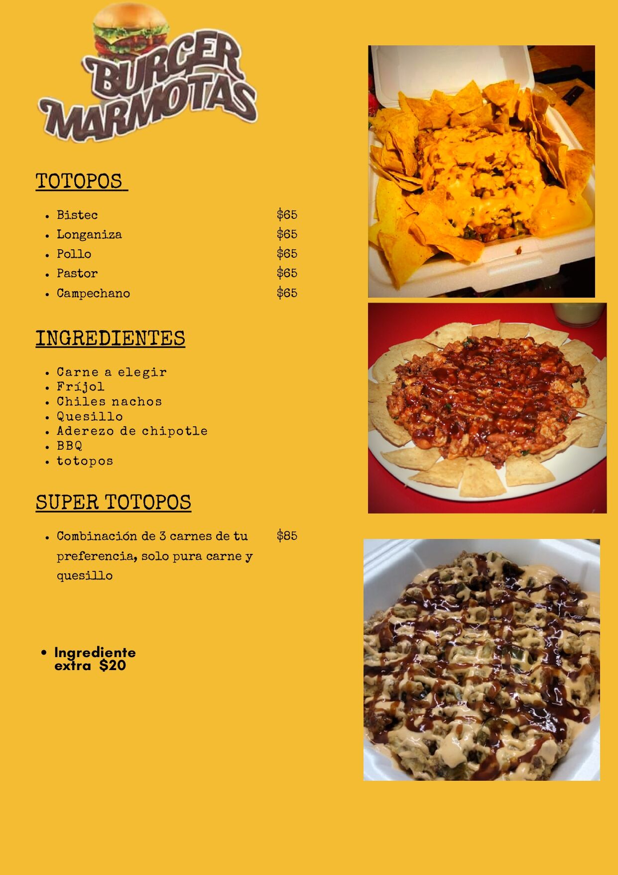 Burger Marmotas Suc Almoloya, Hgo. image 7