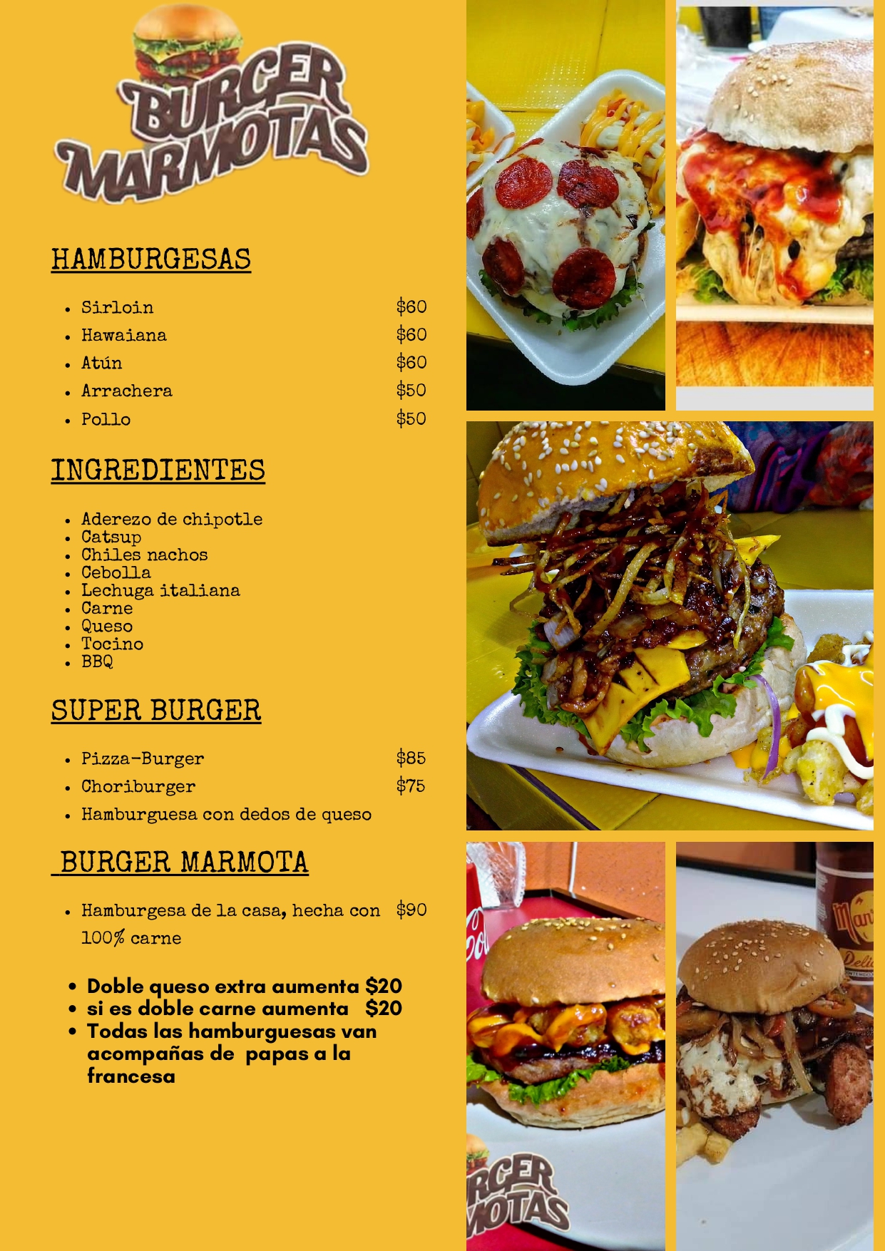 Burger Marmotas Suc Almoloya, Hgo. image 8