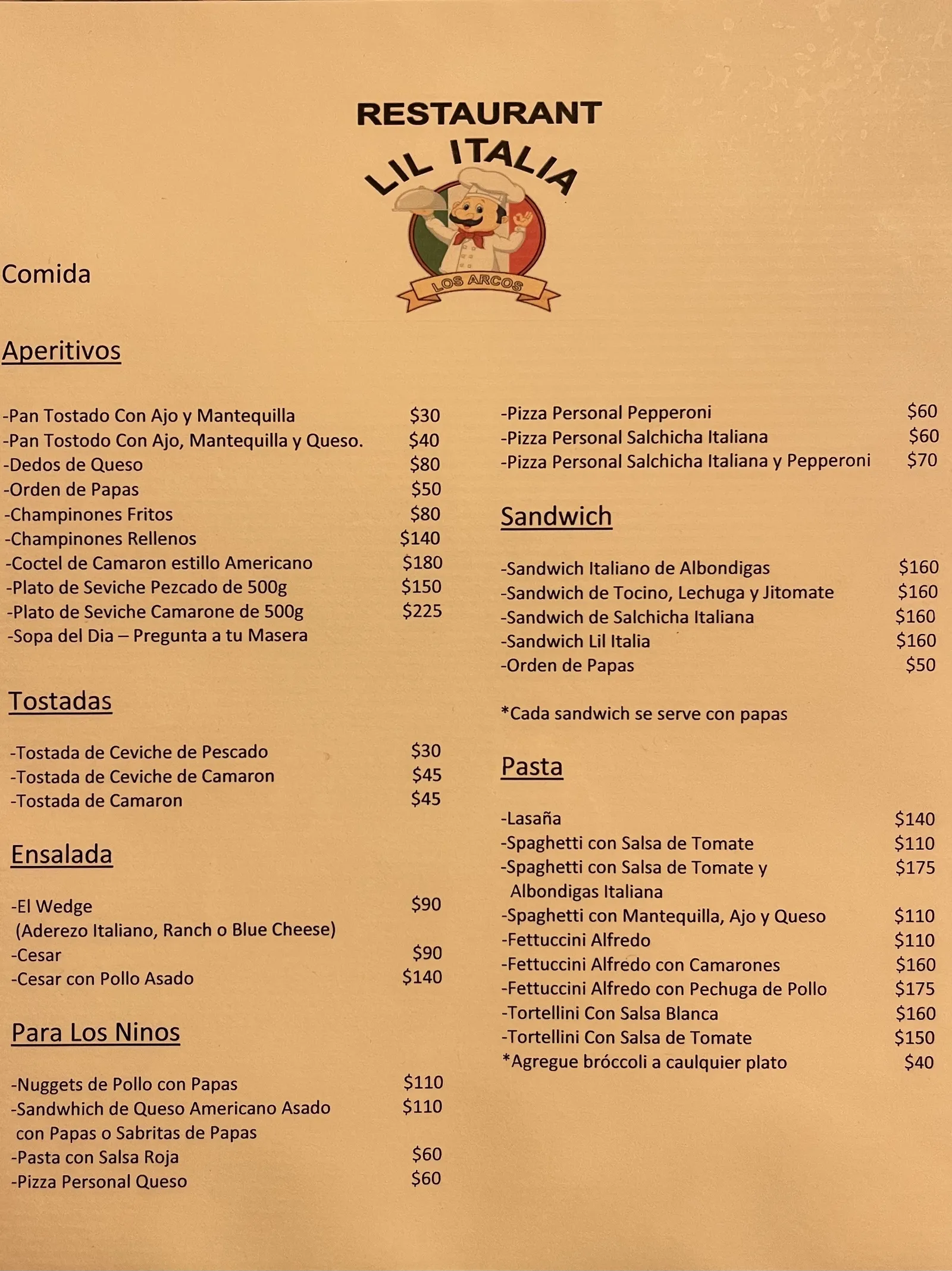 Restaurant Lil Italia Los Arcos image 4