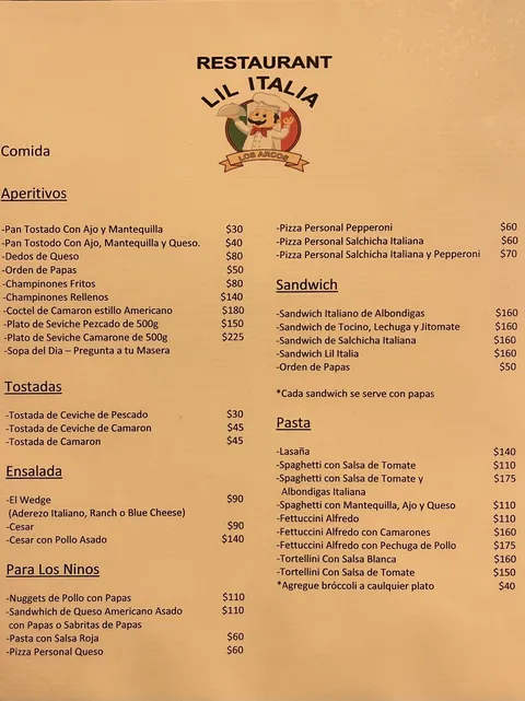 Restaurant Lil Italia Los Arcos image 4