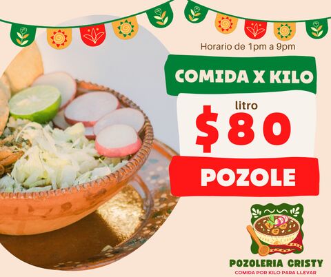 Pozoleria Cristy comida por kilo para llevar image 8