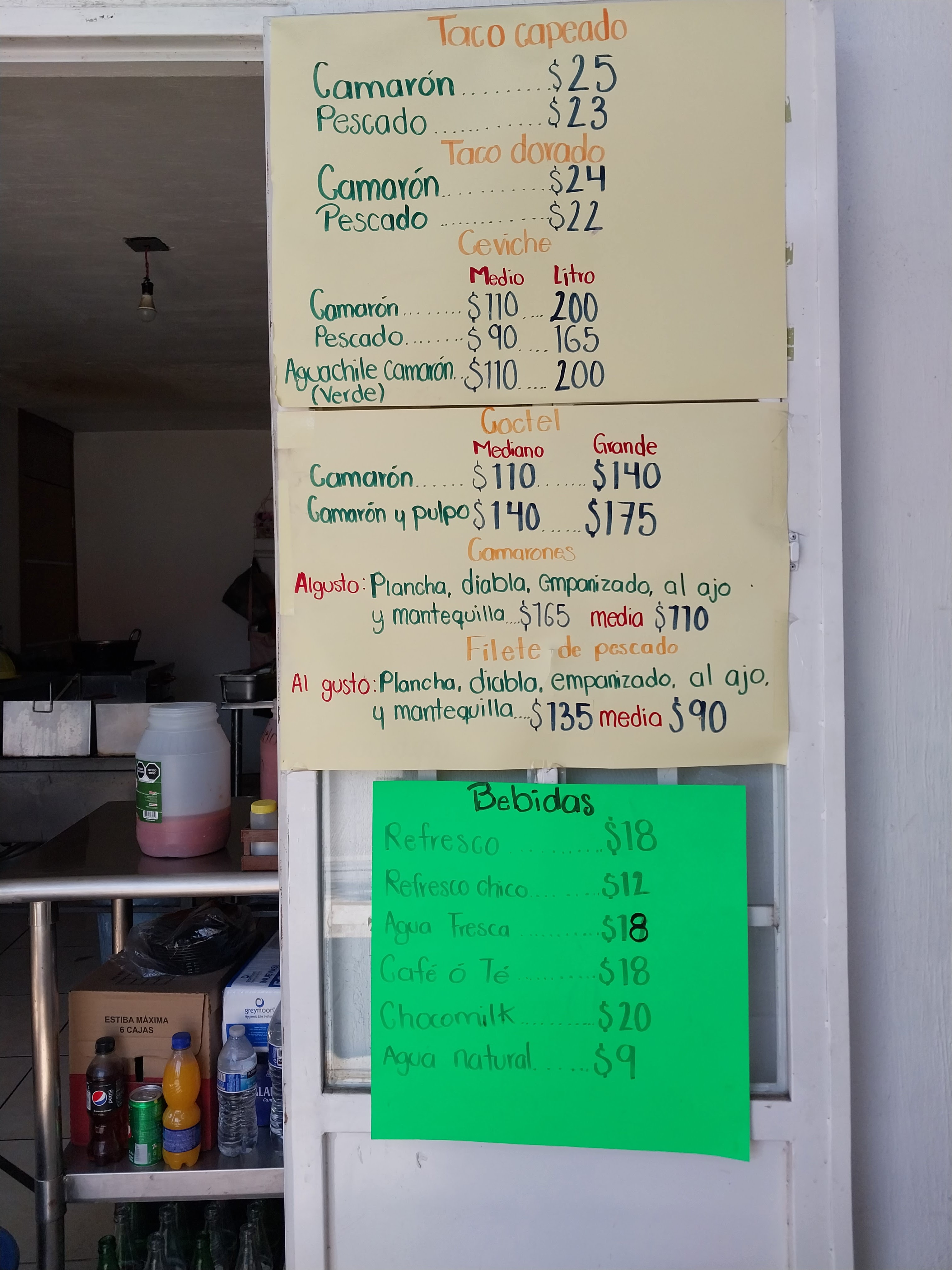 Tacos de cámaron y pescado el chino image 10