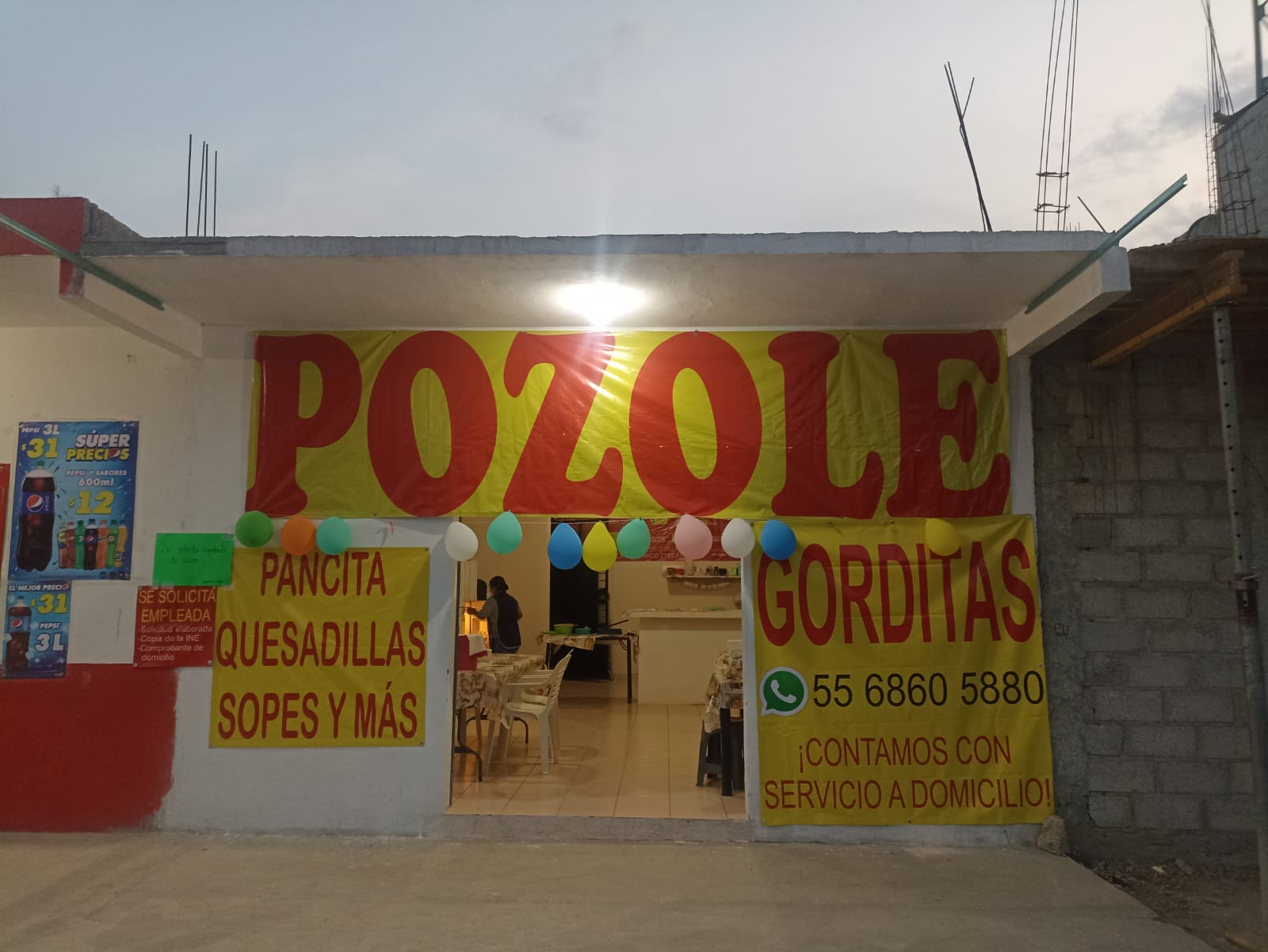 Pozole, gorditas, quedadillas, sopes, pambazos, tostadas, enchiladas verdes y tacos dorados de pollo San Miguel image 10