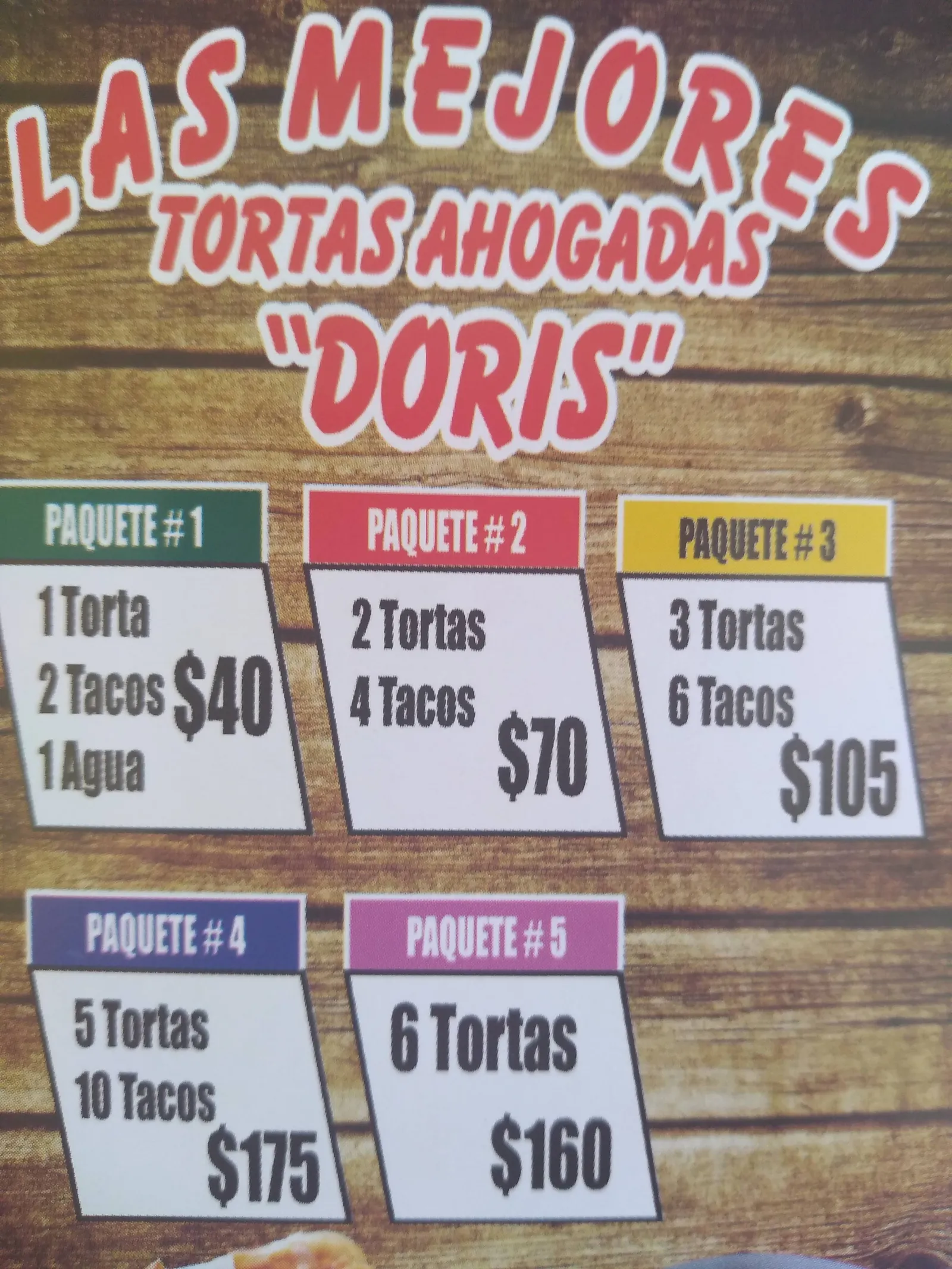 Tortas ahogadas "DORIS" image 1