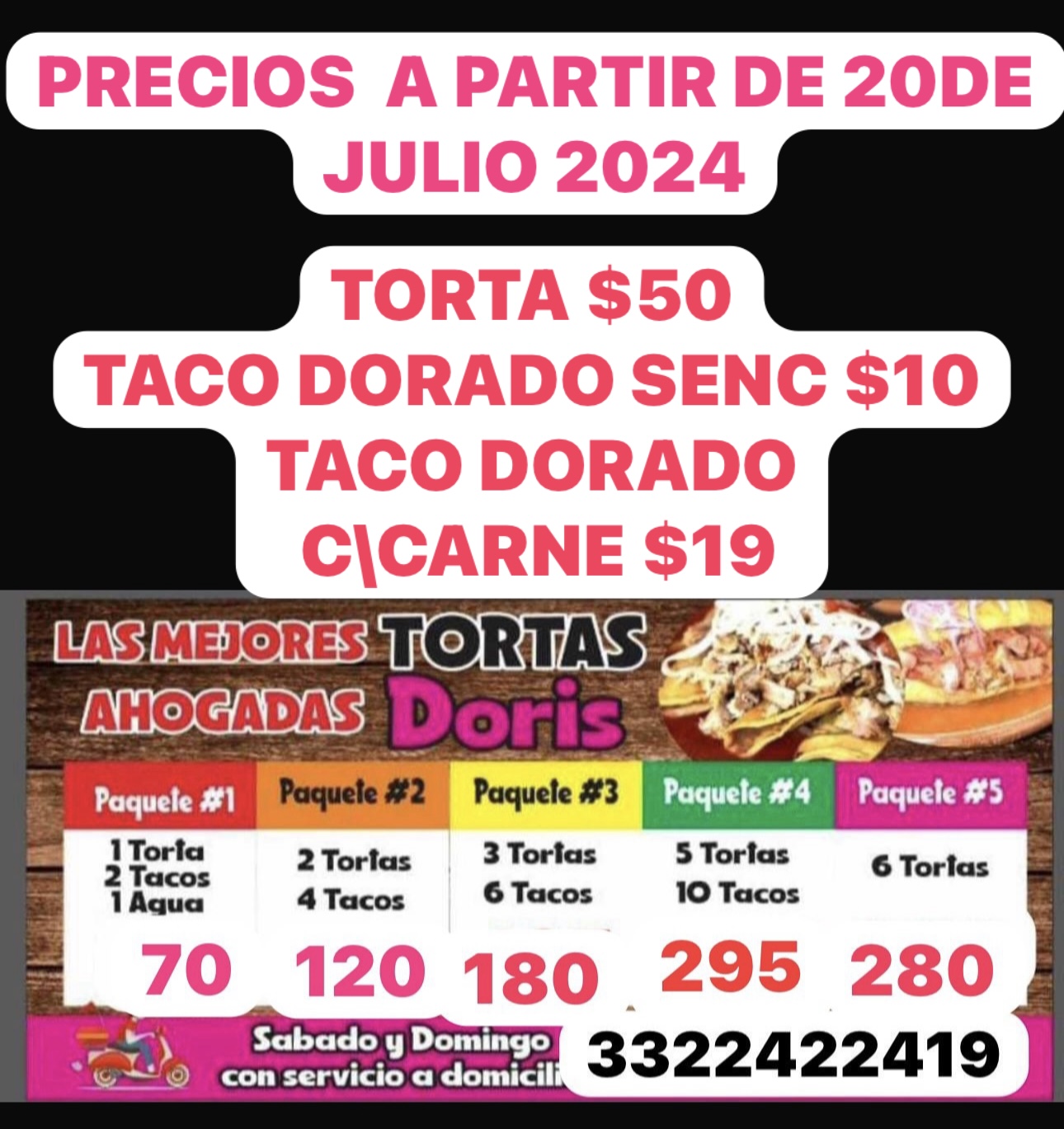 Tortas ahogadas "DORIS" image 3