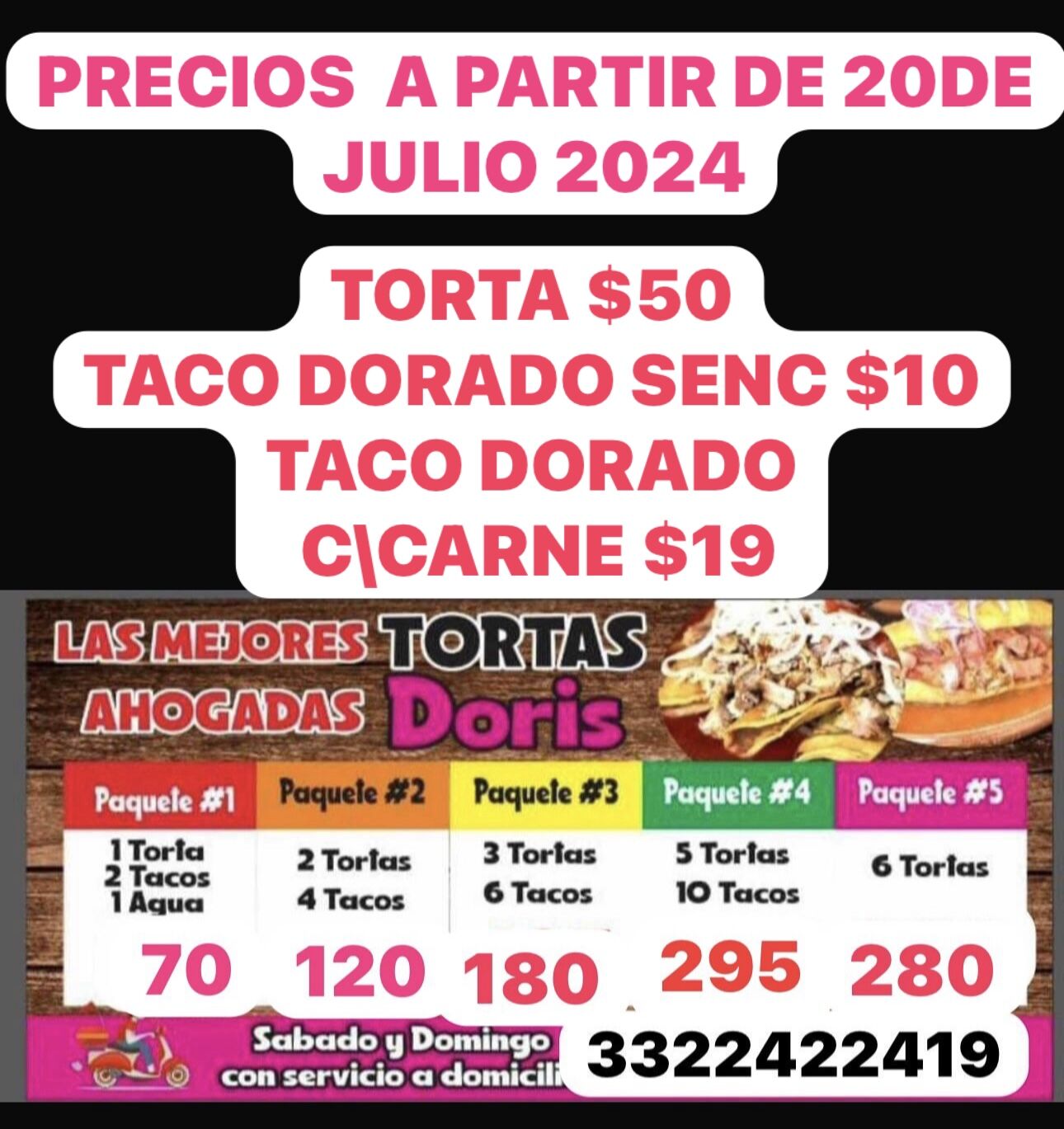 Tortas ahogadas "DORIS" image 3
