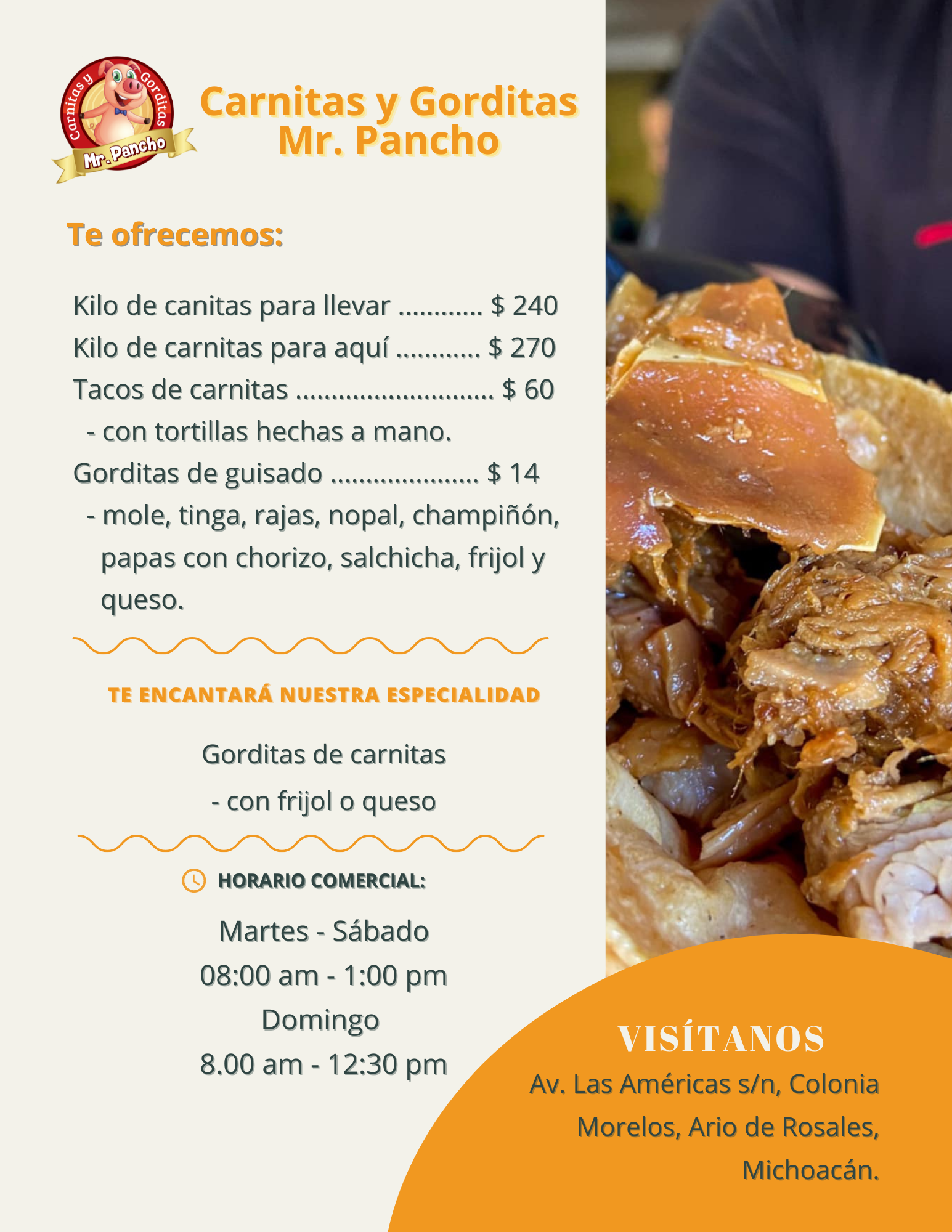 Carnitas y Gorditas Mr. Pancho image 7