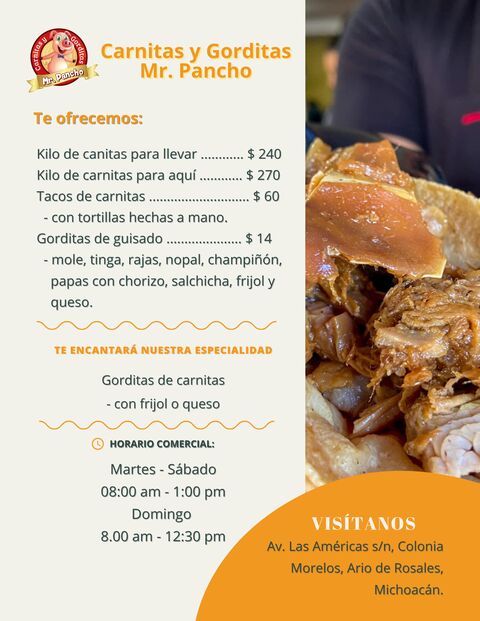 Carnitas y Gorditas Mr. Pancho image 7
