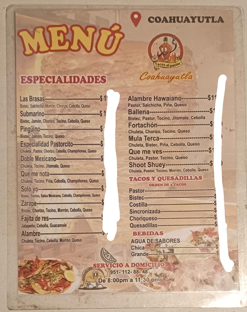 Tacos al pastor "COAHUAYUTLA" image 4