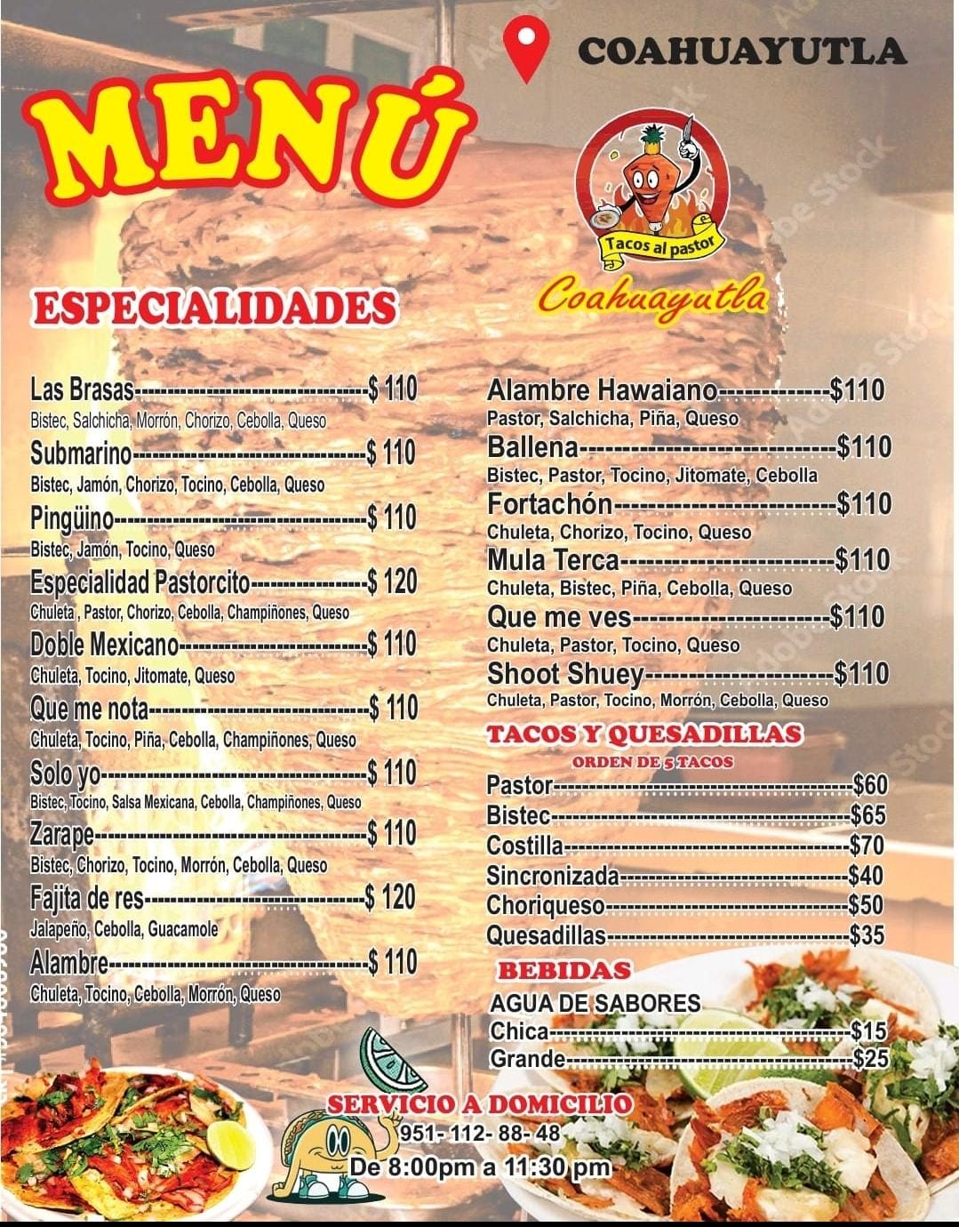 Tacos al pastor "COAHUAYUTLA" image 10