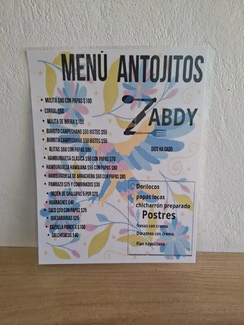 Antojitos "zabdy" image 8