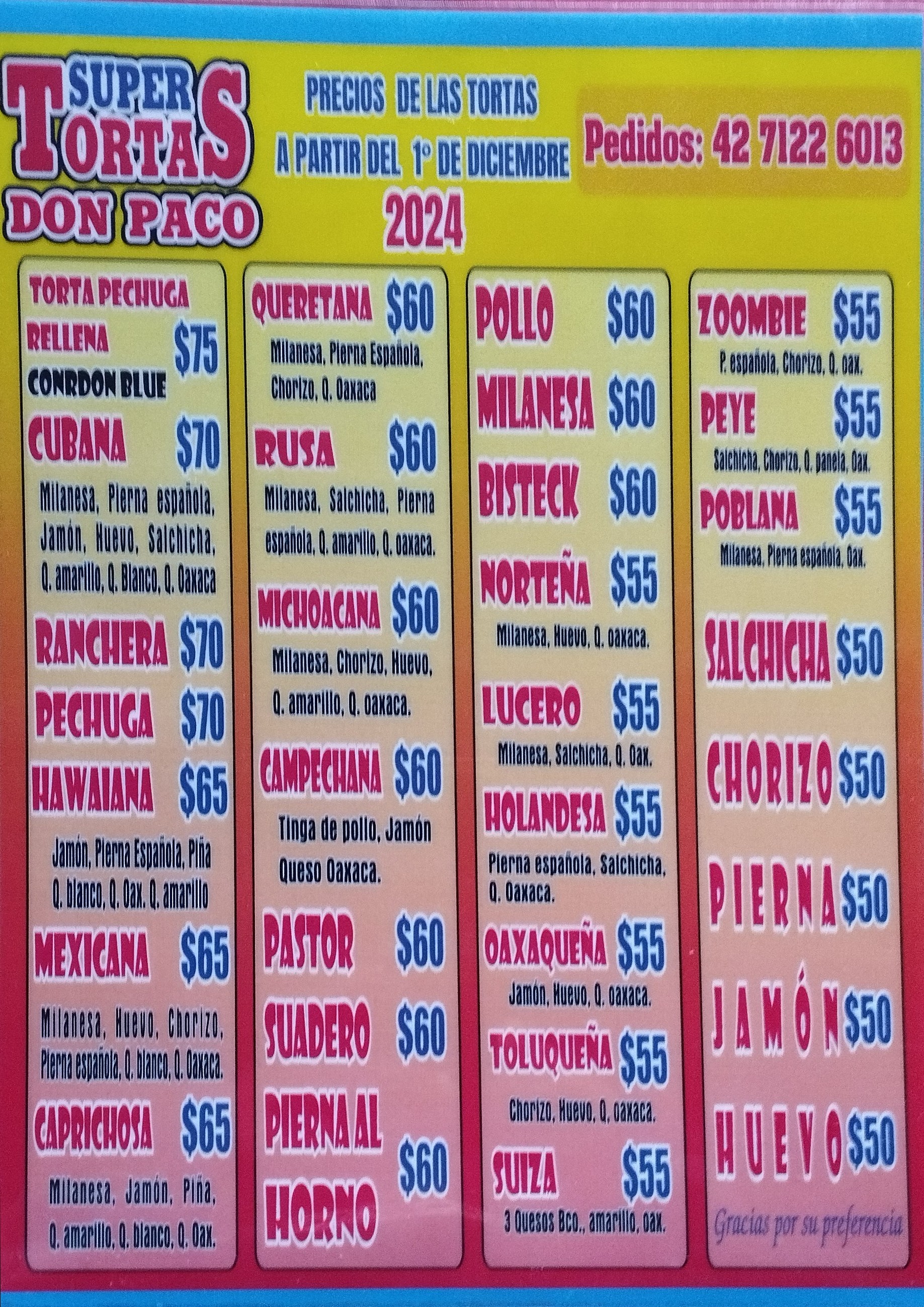 Tortas *Don Paco" image 1