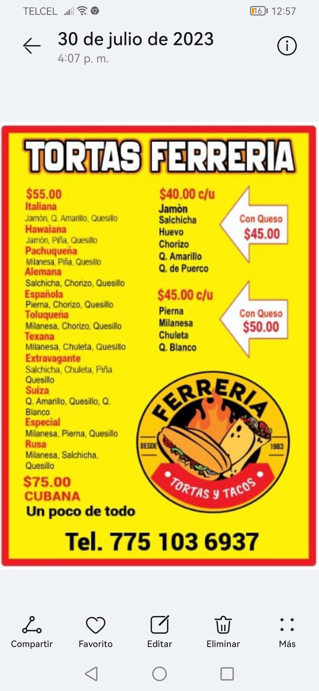 Super Tortas Tulancingo image 8