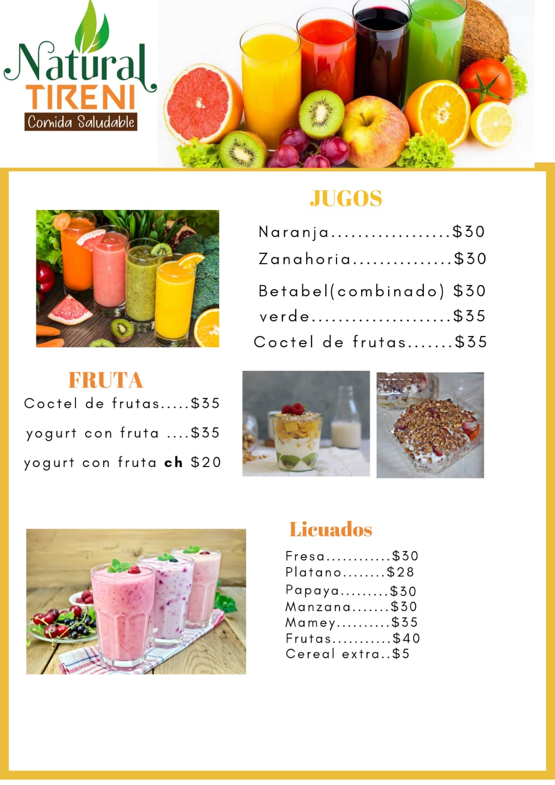 Natural Tireni comida saludable image 8