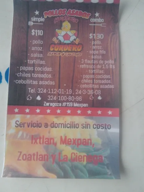 Pollos Asados Al Carbón "CORDERO" image 2