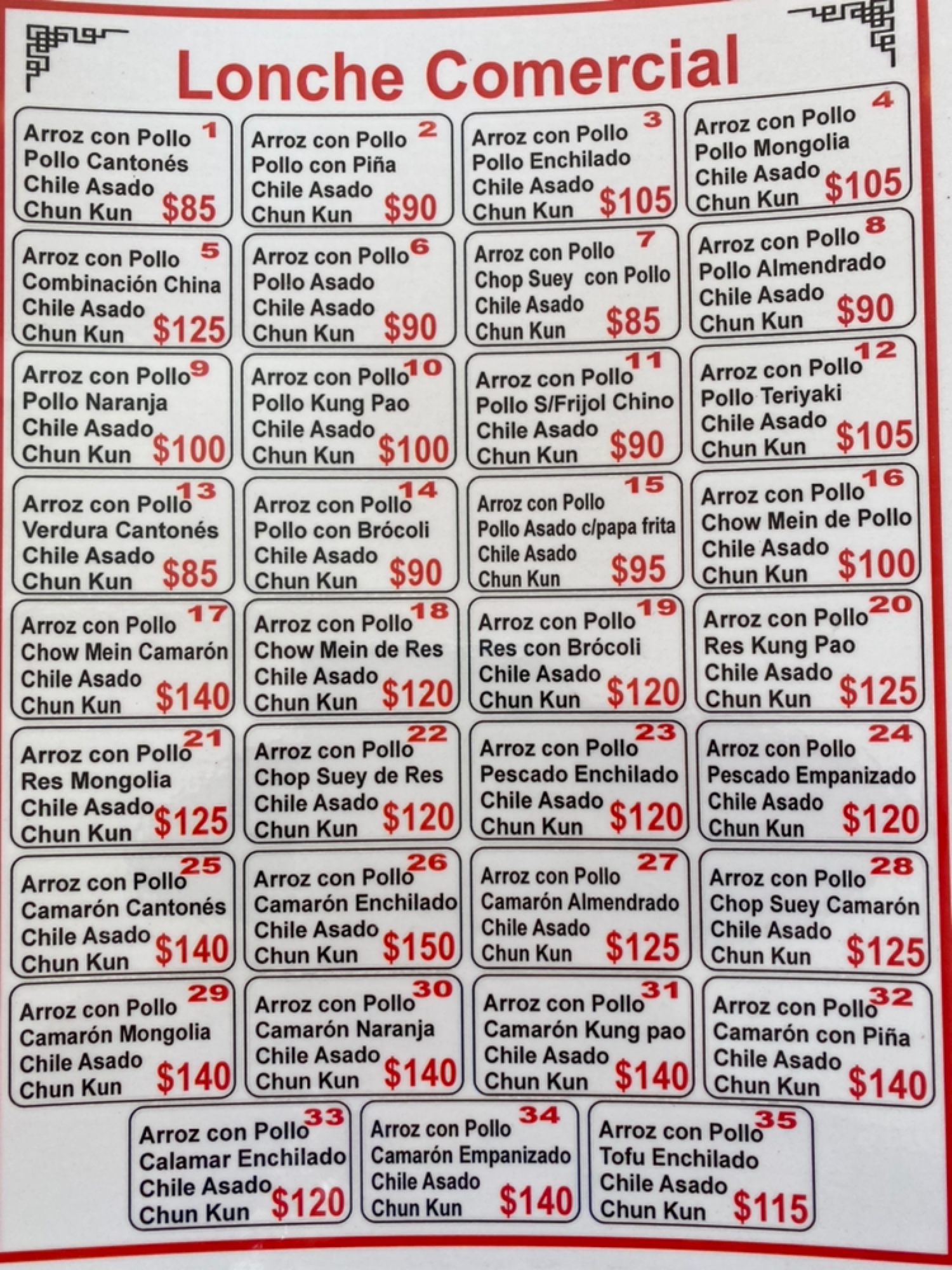 COMIDA CHINA HUA LI image 5