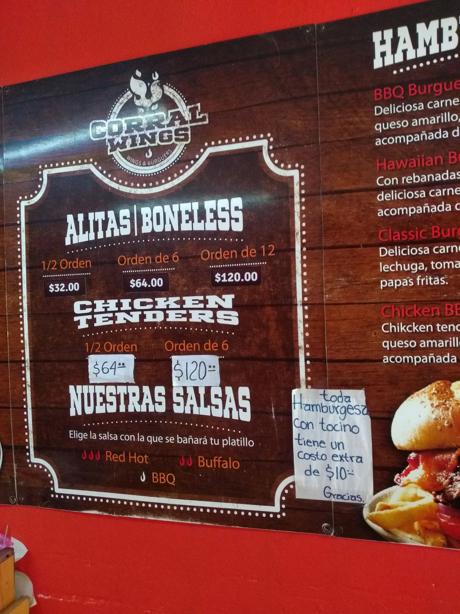 Corral Wings and burgers image 3
