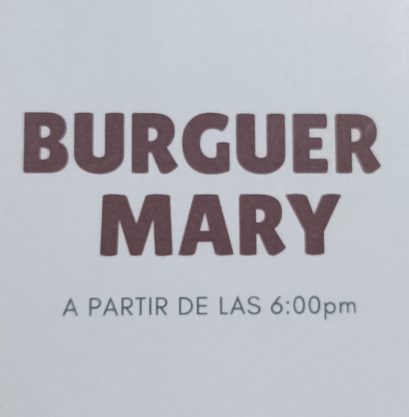 Burguer MARY image 1