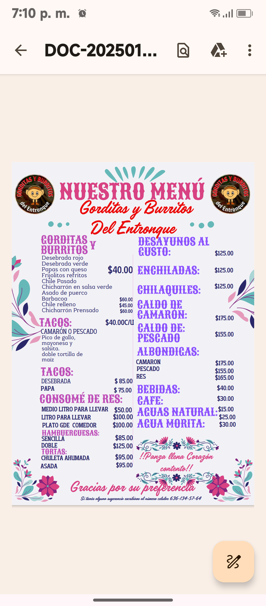 Gorditas y Burritos Del Entronque image 6