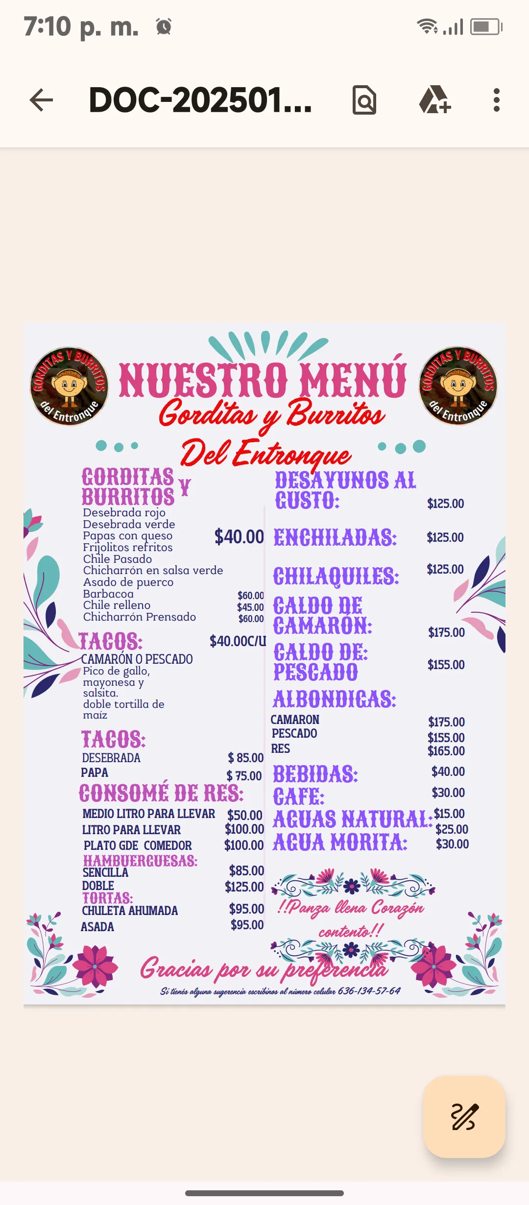 Gorditas y Burritos Del Entronque image 6