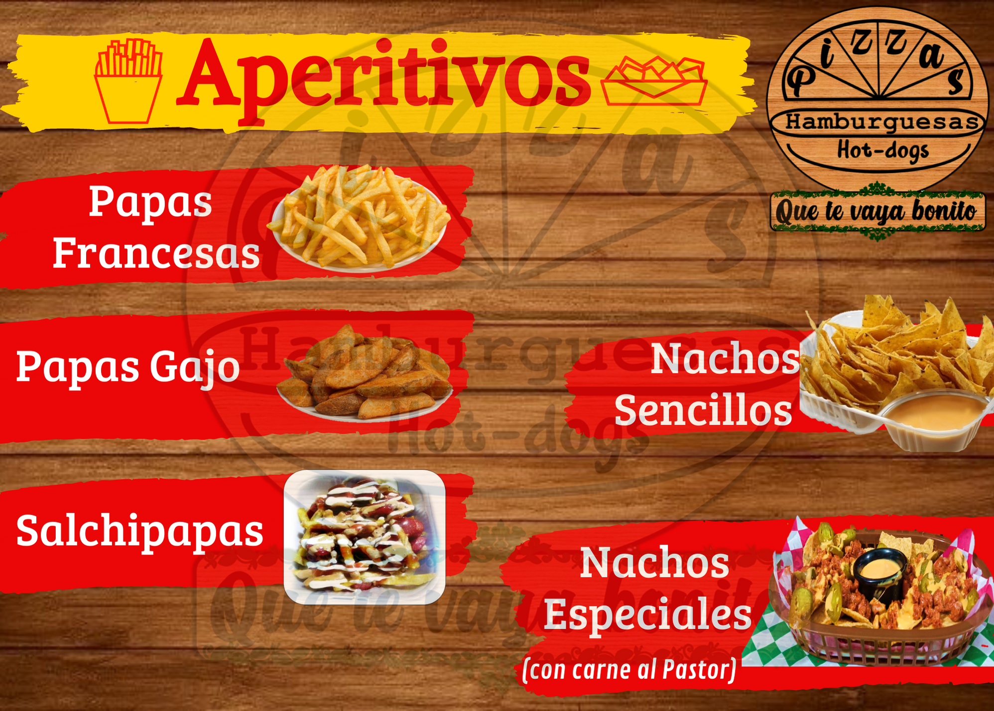 "Que te vaya bonito" Pizzas, Hamburguesas, Hot-dogs y más... image 6