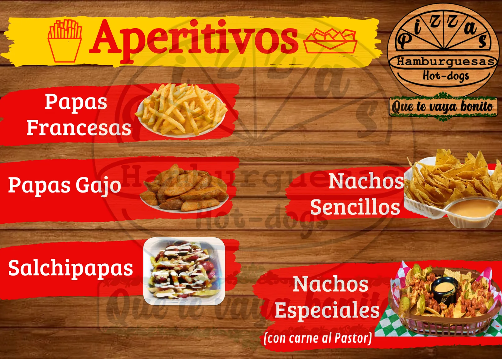 "Que te vaya bonito" Pizzas, Hamburguesas, Hot-dogs y más... image 6