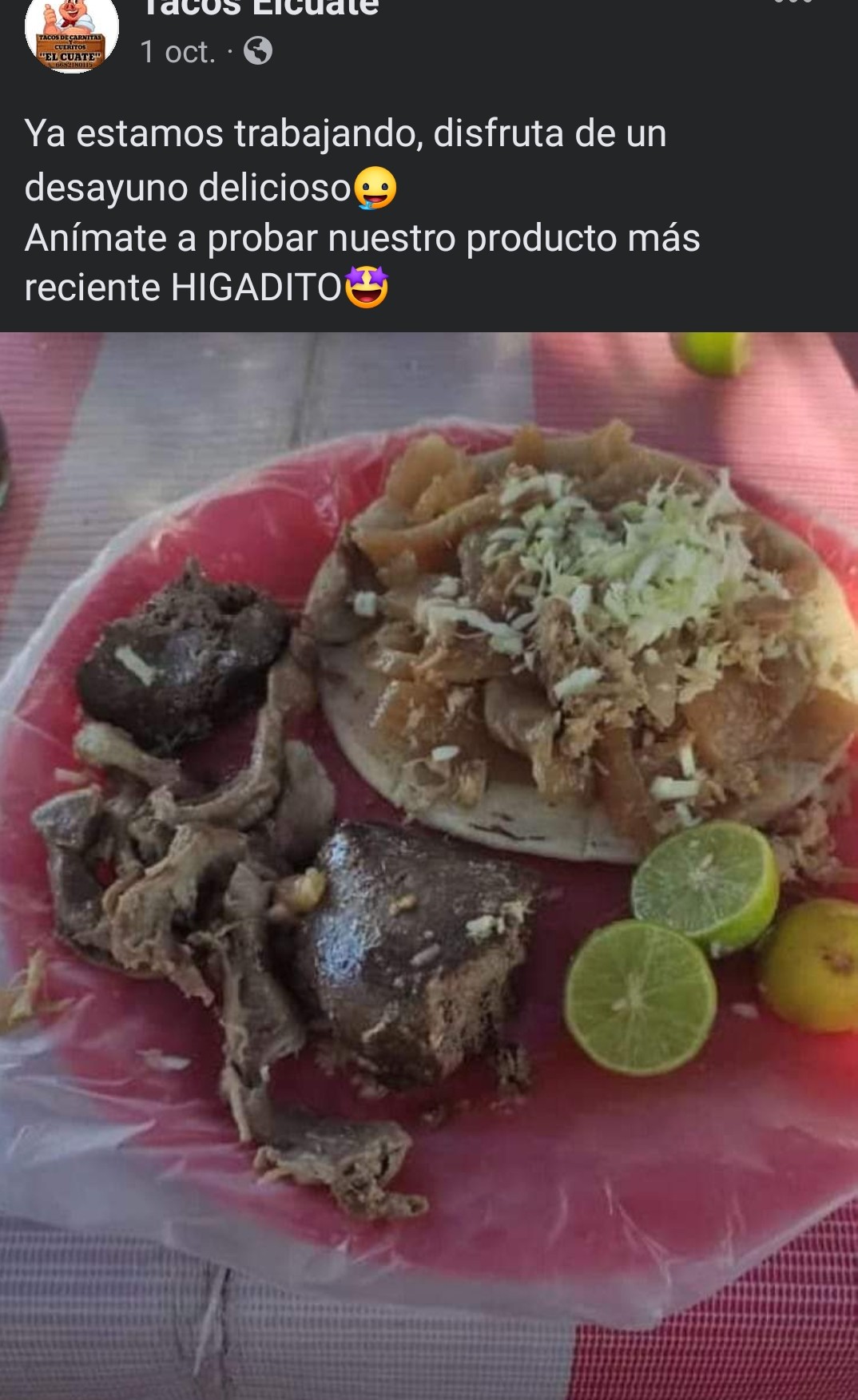 Tacos de Carnitas "Los cuates" image 2