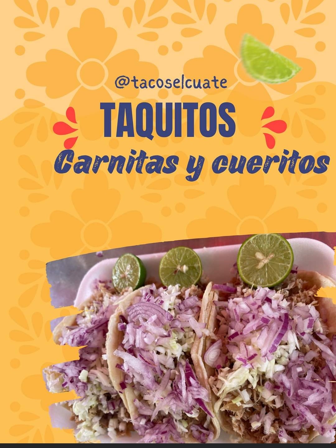 Tacos de Carnitas "Los cuates" image 3