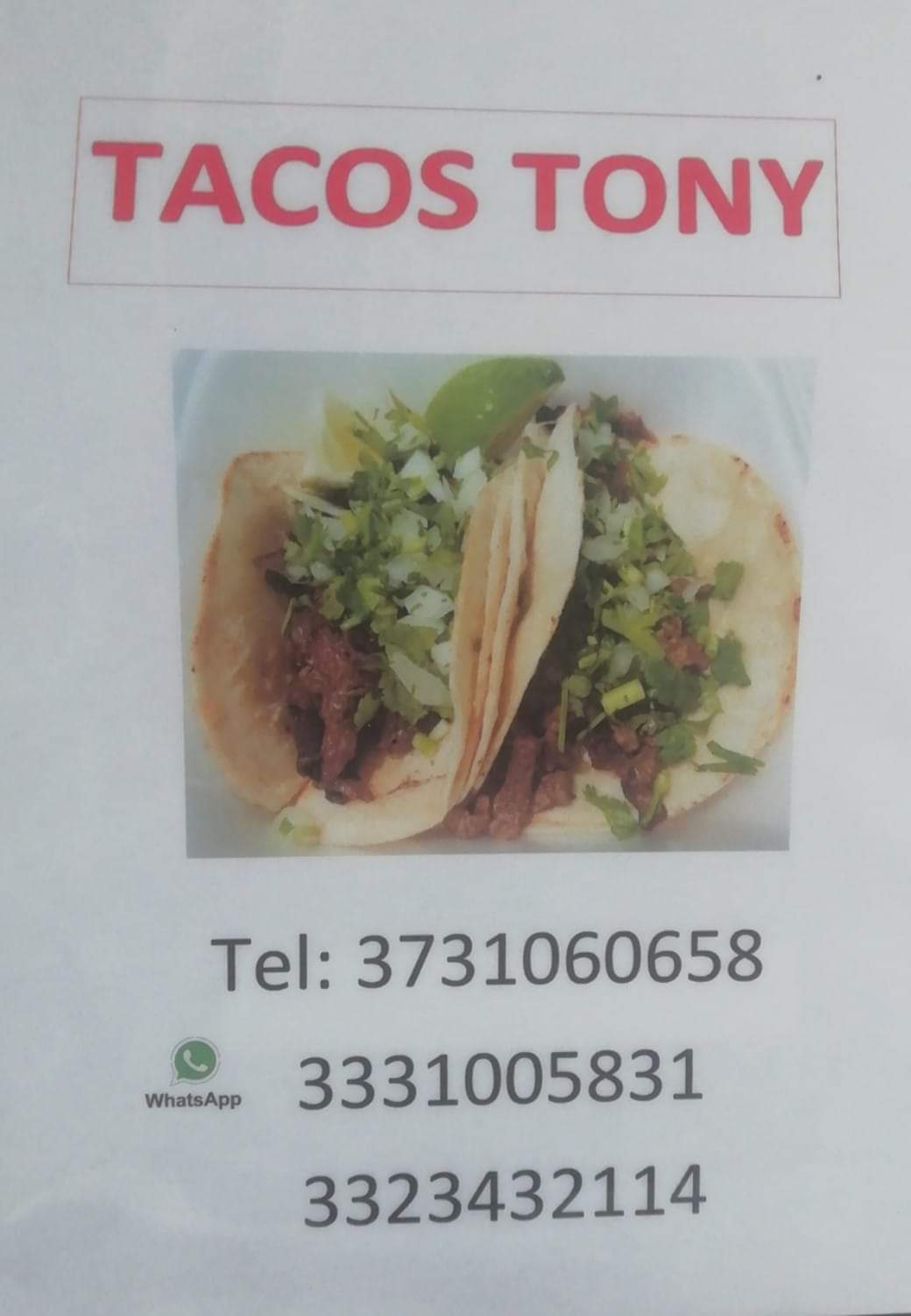 Tacos tony image 1