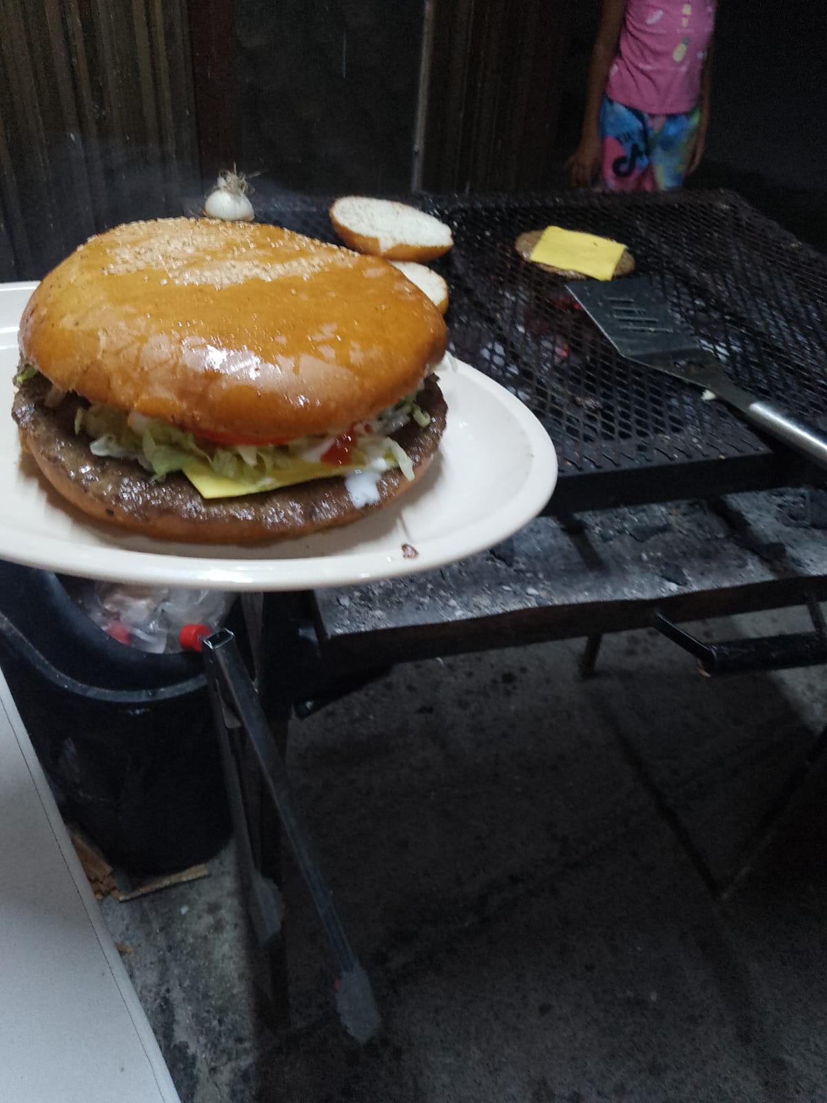 Hamburguesas al carbon/alitas/papas gajo y ala francesa image 1