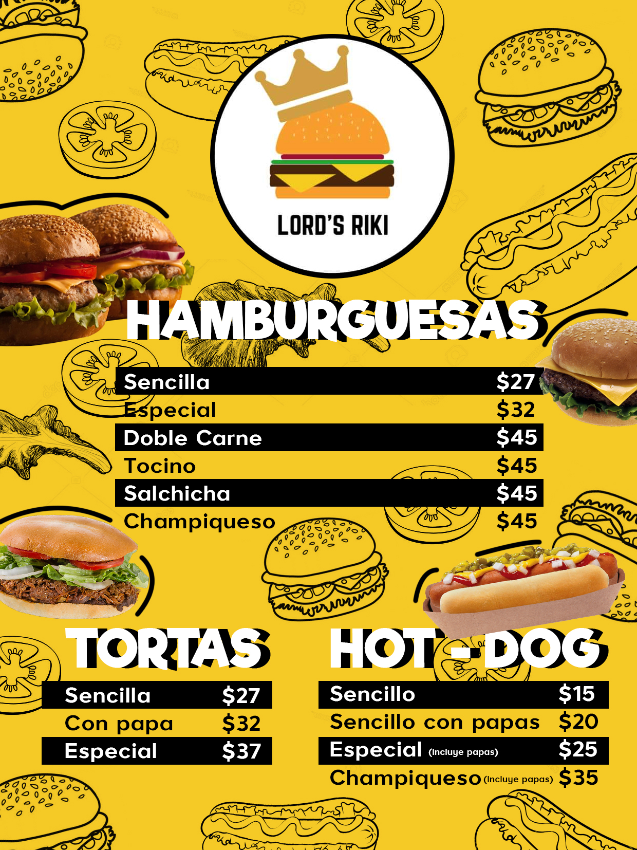 HAMBURGUESAS "LORD'S RIKI" image 1