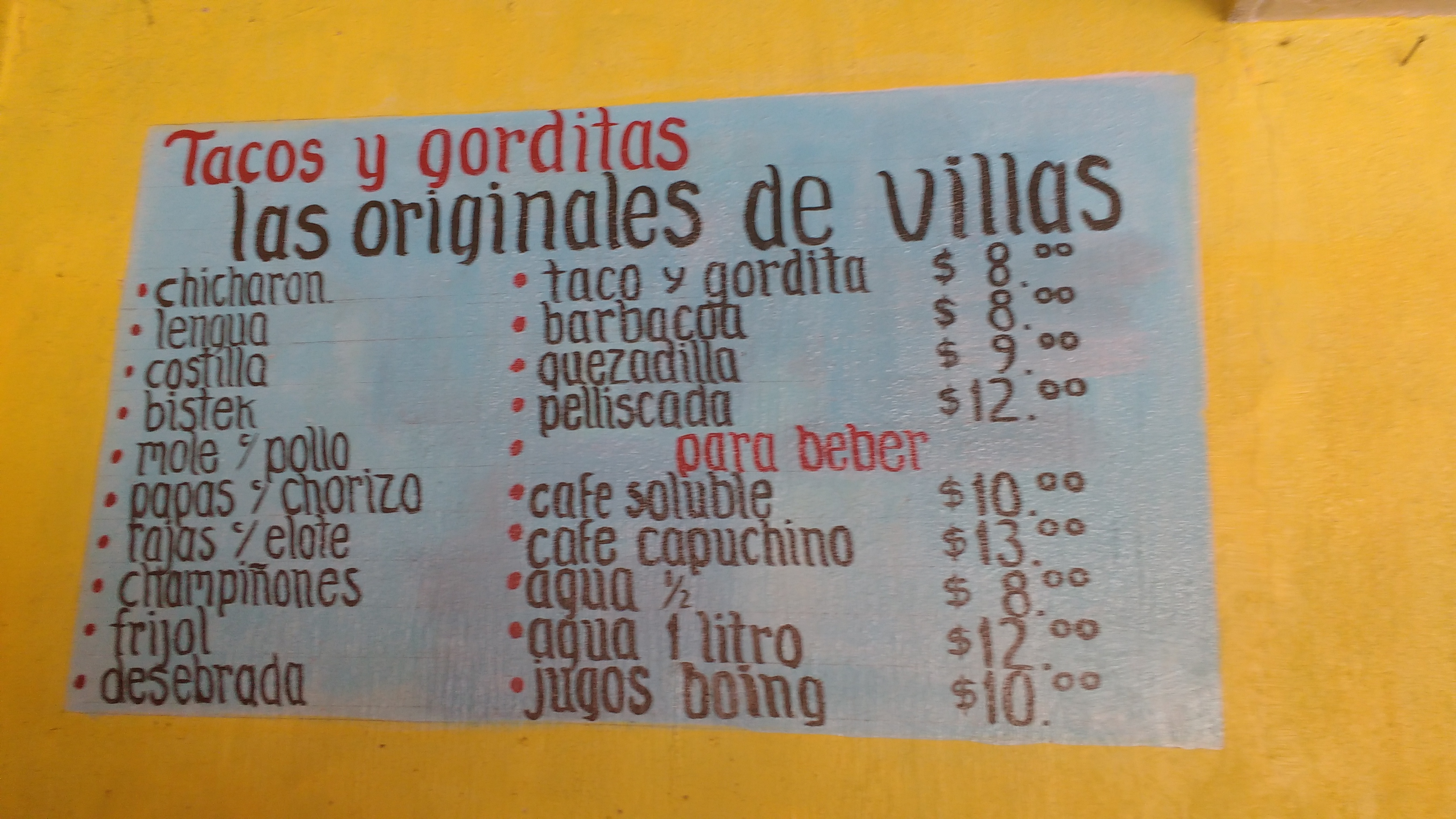 Tacos Y Gorditas Las Originales De Villas image 10