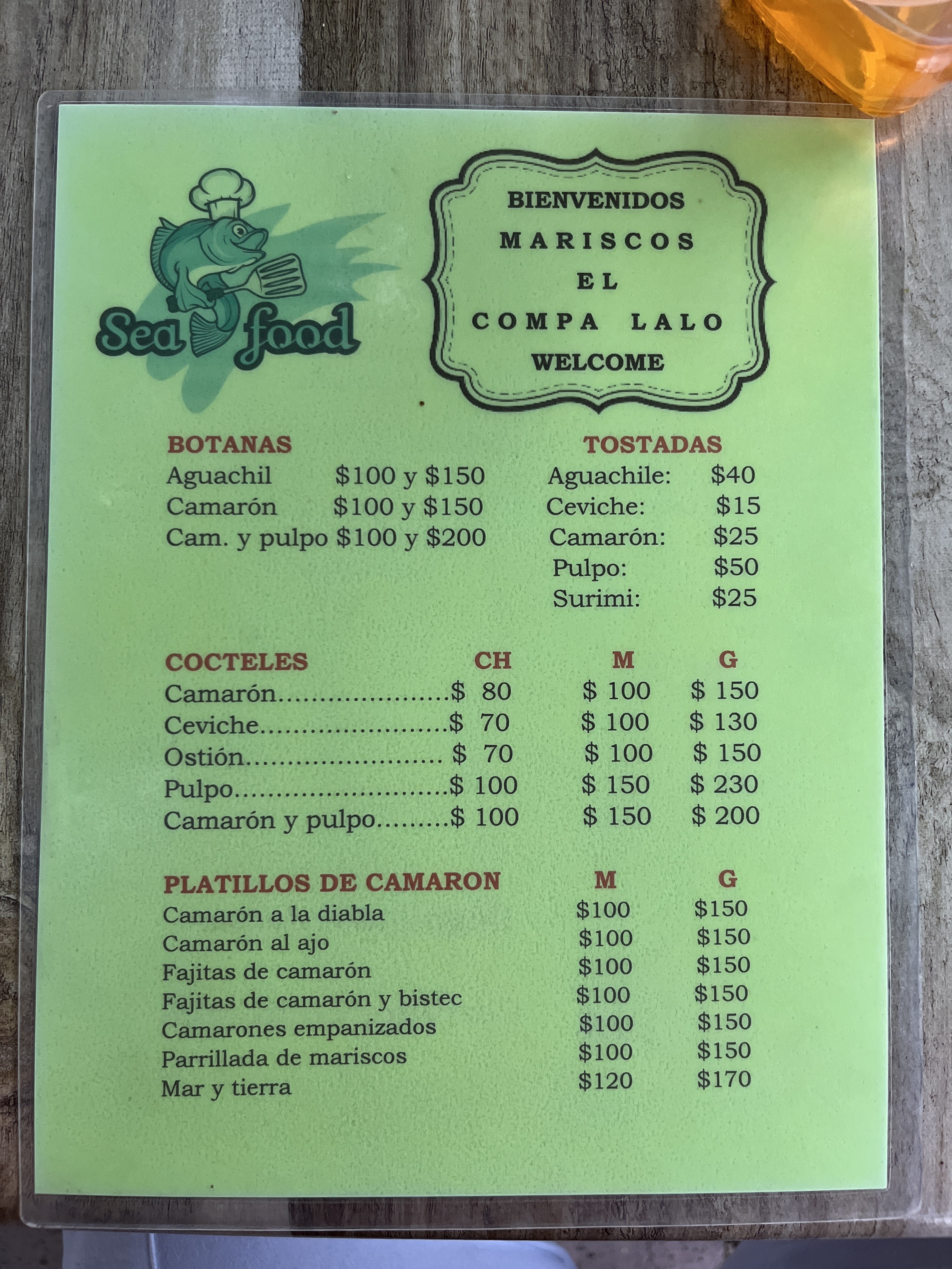 MARISCOS El Compa LALO image 2