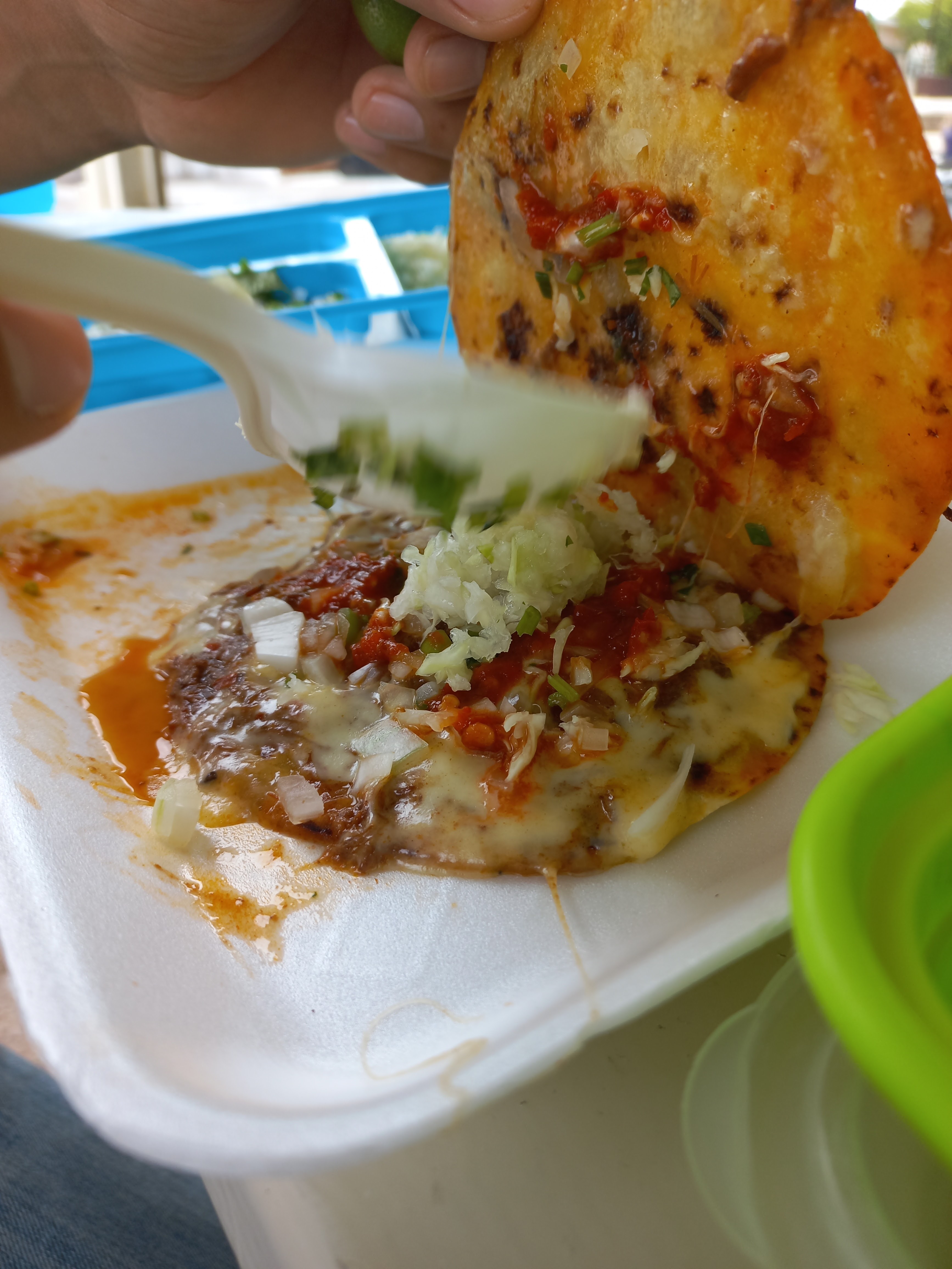 Tacos de birria,cachete y chicharron image 2