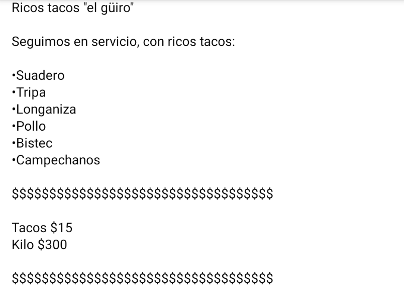 Taquería "El güiro". image 10