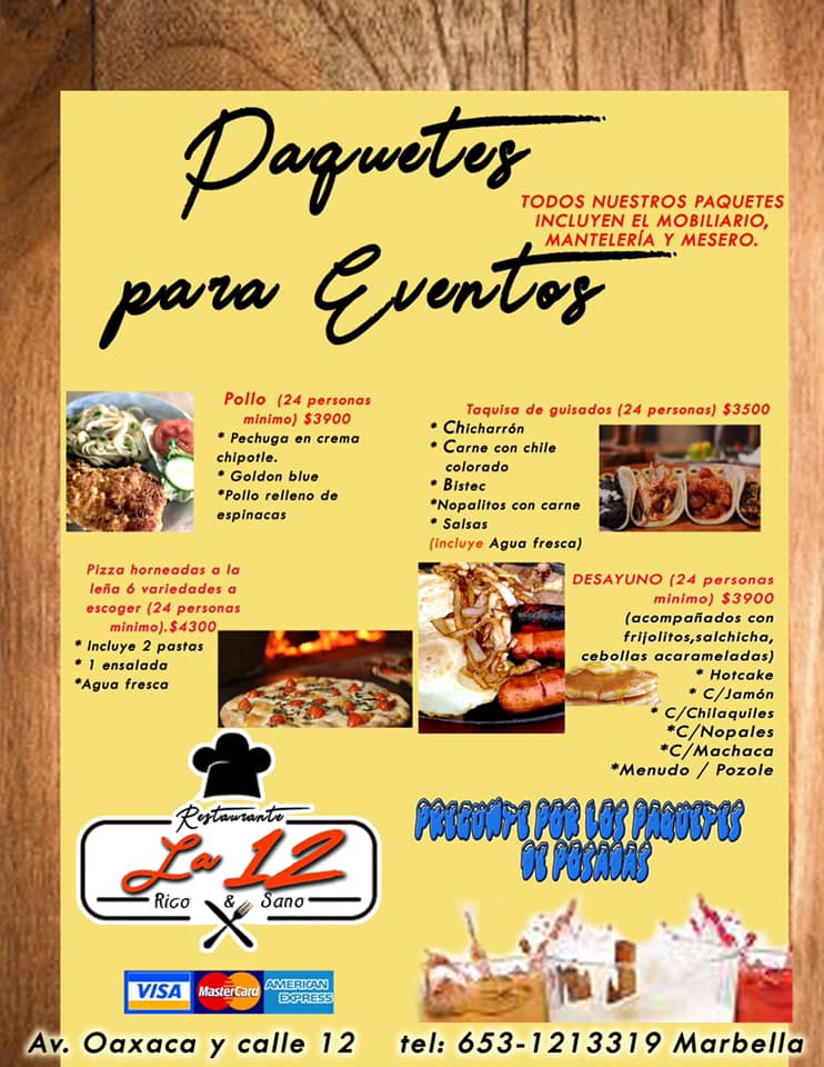 LA 12 RESTAURANTE image 8