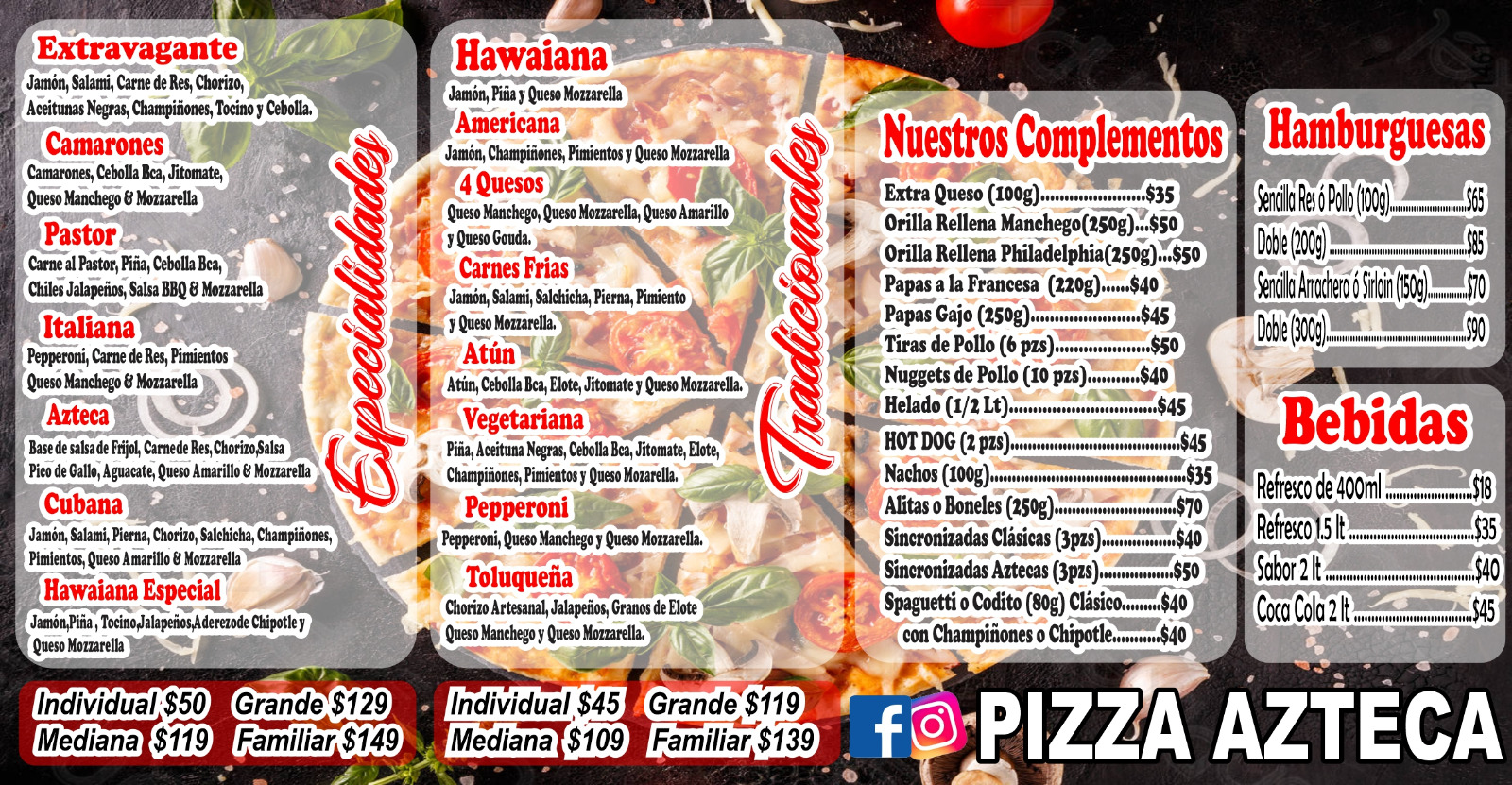 Pizza Azteca Cerrillo Totoltepec image 1